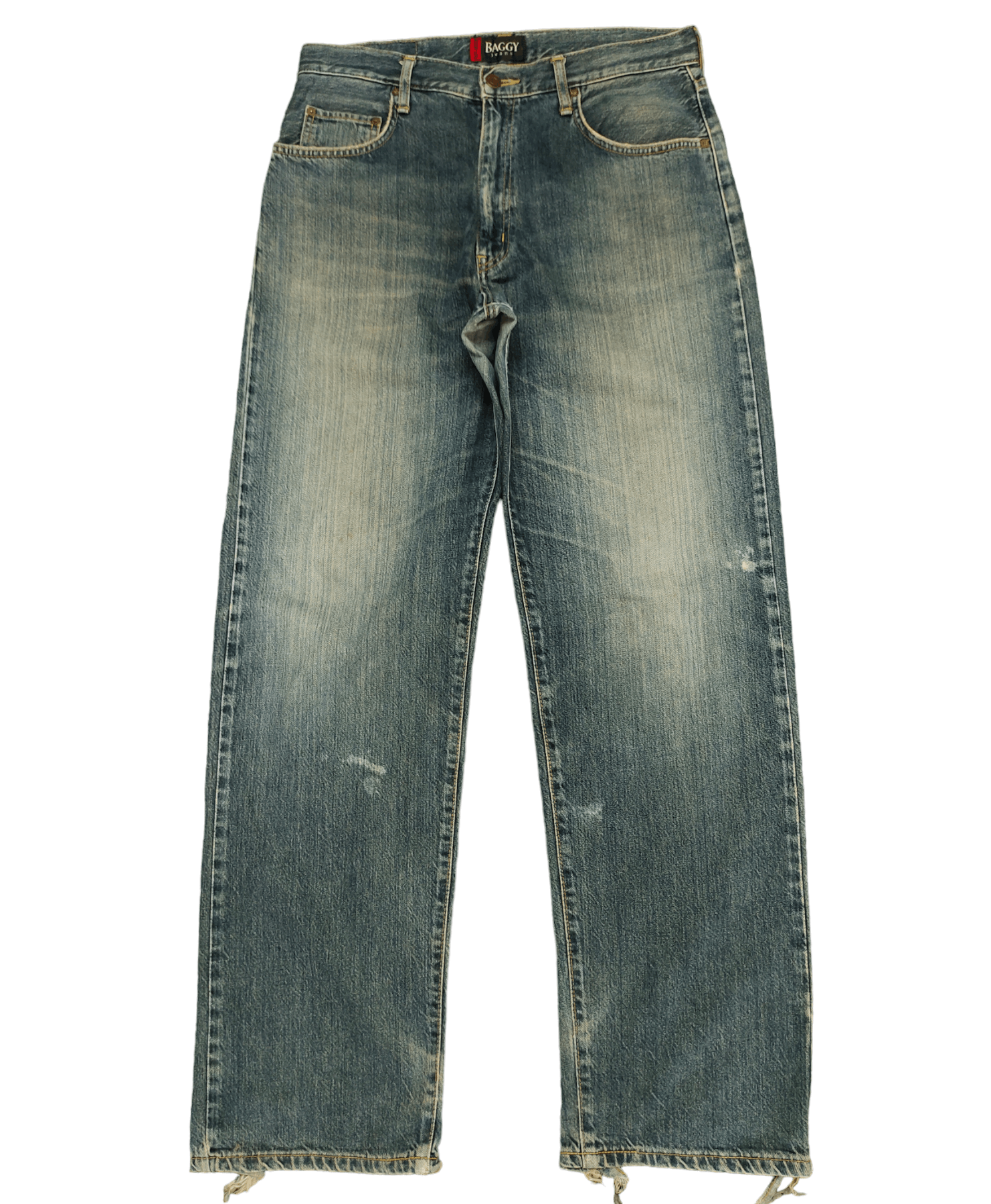 Kapital Vintage Edwin Distress Patina Baggy Denim Pants Size US 32 / EU 48 - 1 Thumbnail