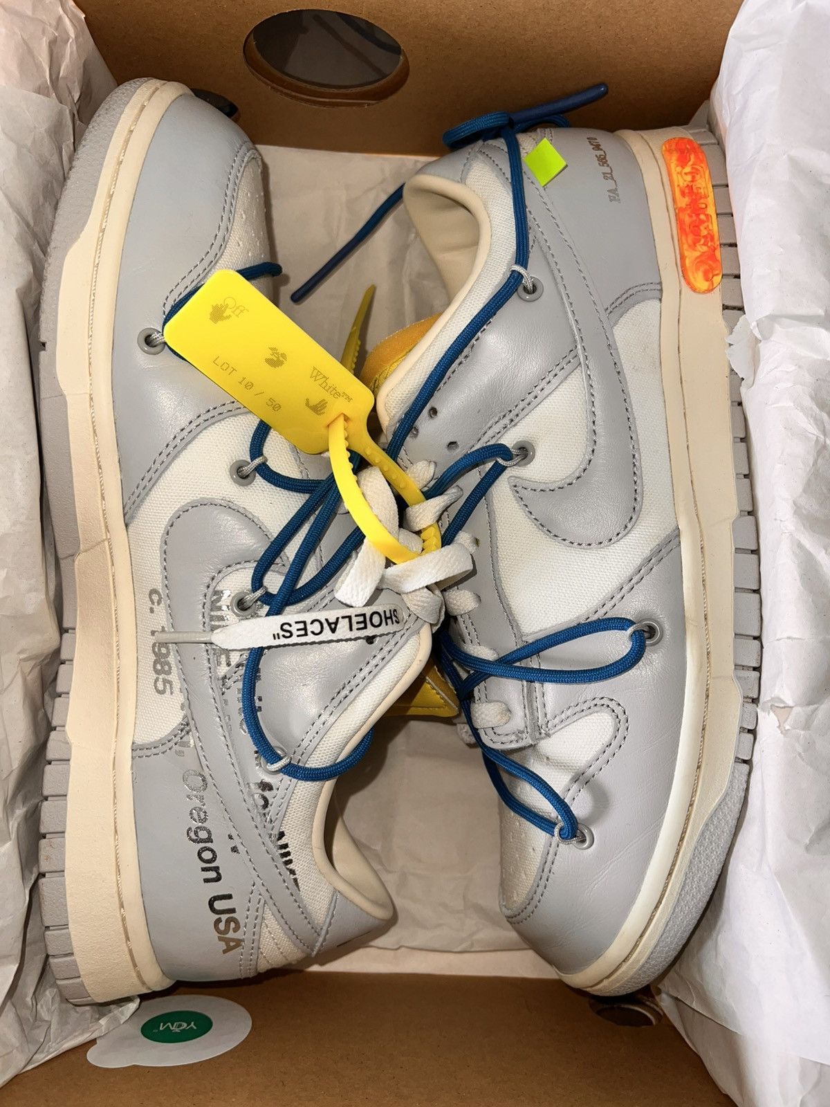 Nike × Off-White Nike Dunk Low / Off white Lot #10 Size US 10.5 / EU 43-44 - 23 Thumbnail