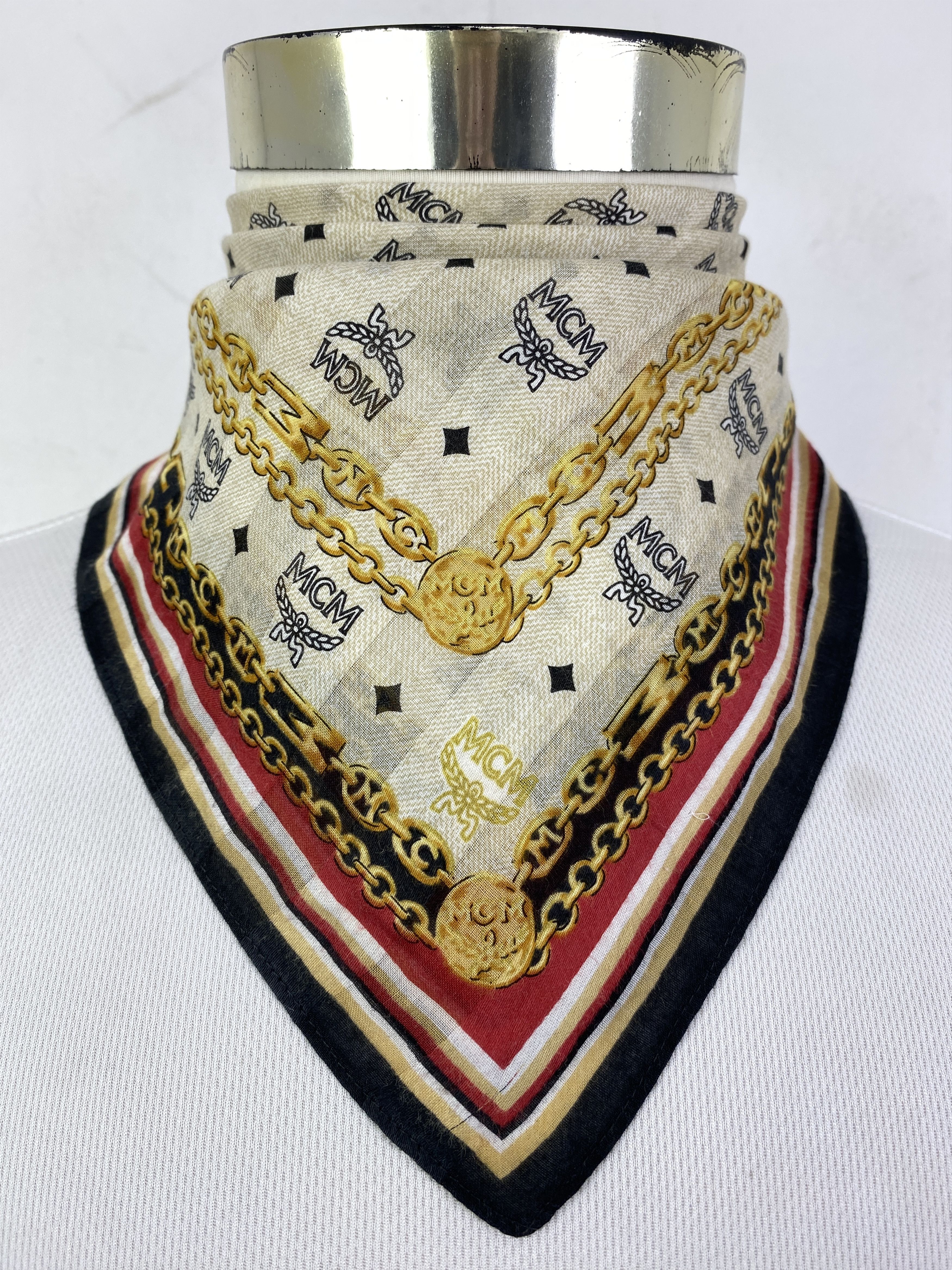MCM Vintage MCM Handkerchief / Neckerchief / Bandana HKC0870 Size ONE SIZE - 1 Thumbnail