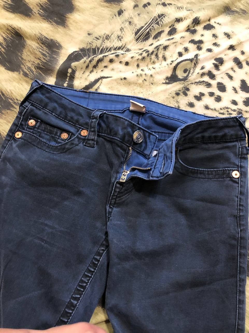 True Religion Vintage True Religion jeans logo crazy Y2K streetwear Size US 28 / EU 44 - 9 Thumbnail