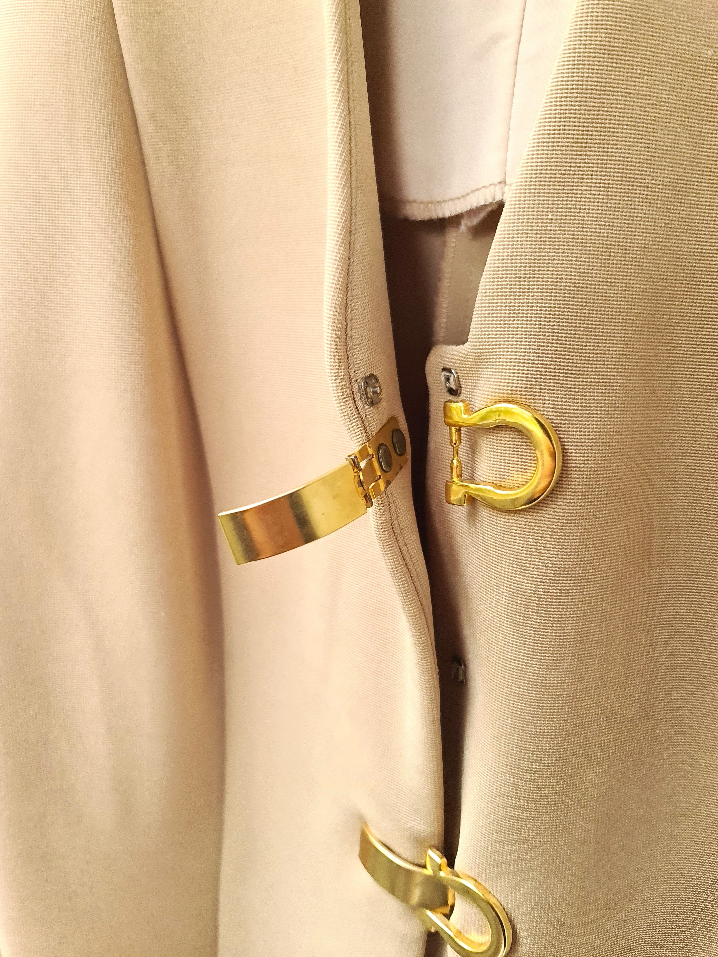 Joseph Ribkoff Vintage Joseph Ribkoff yellow Short lock blazer Size M / US 6-8 / IT 42-44 - 5 Thumbnail
