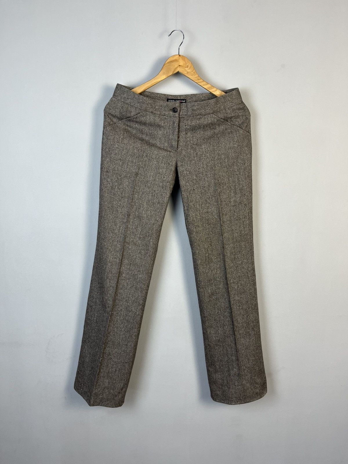 Dolce & Gabbana Dolce & Gabbana D&G Luxury Wool Pants Trousers Made in Italy Size 27" / US 4 / IT 40 - 1 Thumbnail