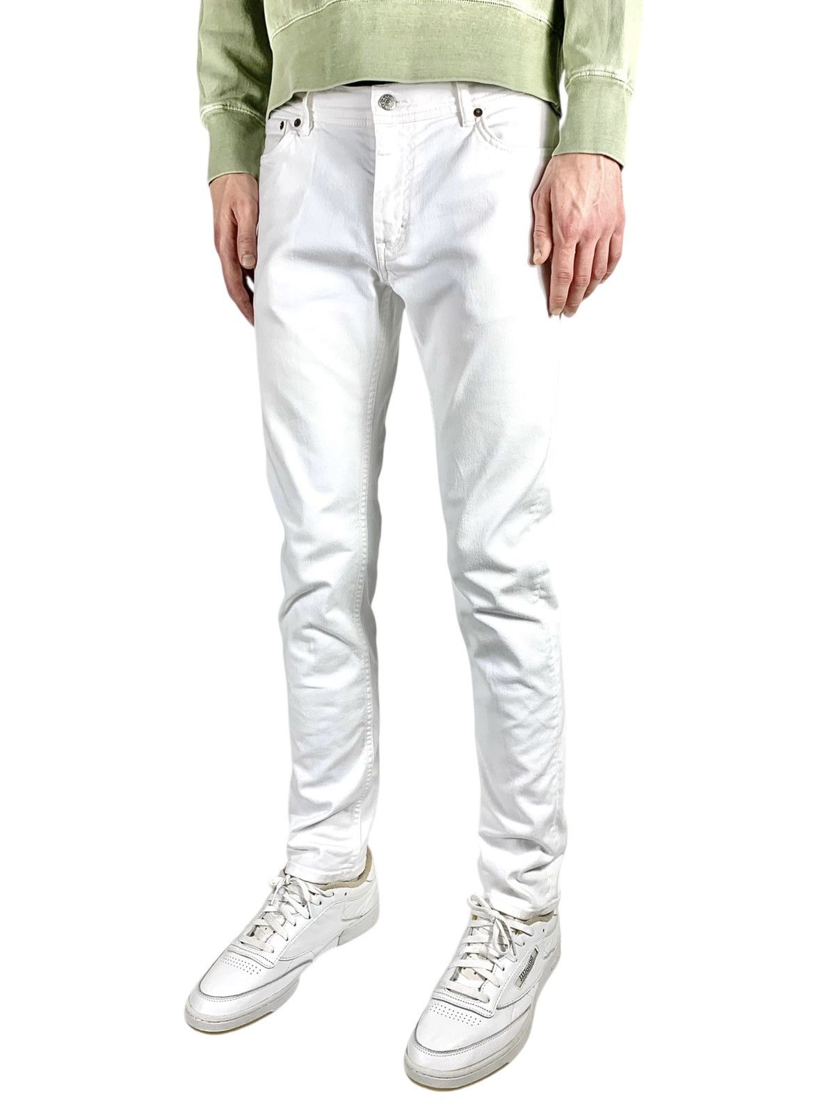 Acne Studios Bla Konst North White Denim Jeans