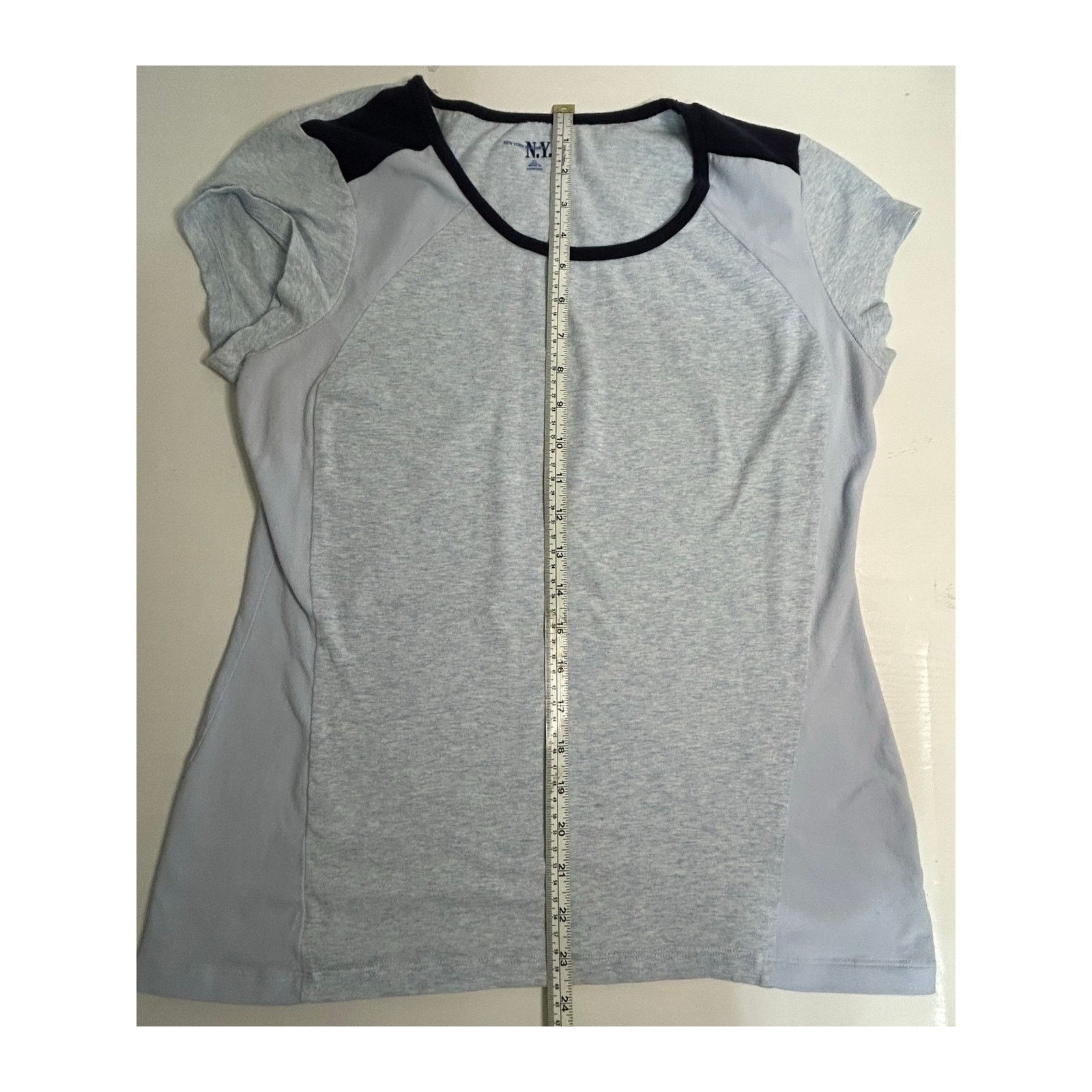 Other NYL New York Laundry Blue Short Sleeve Shirt XL Size XL / US 12-14 / IT 48-50 - 4 Thumbnail