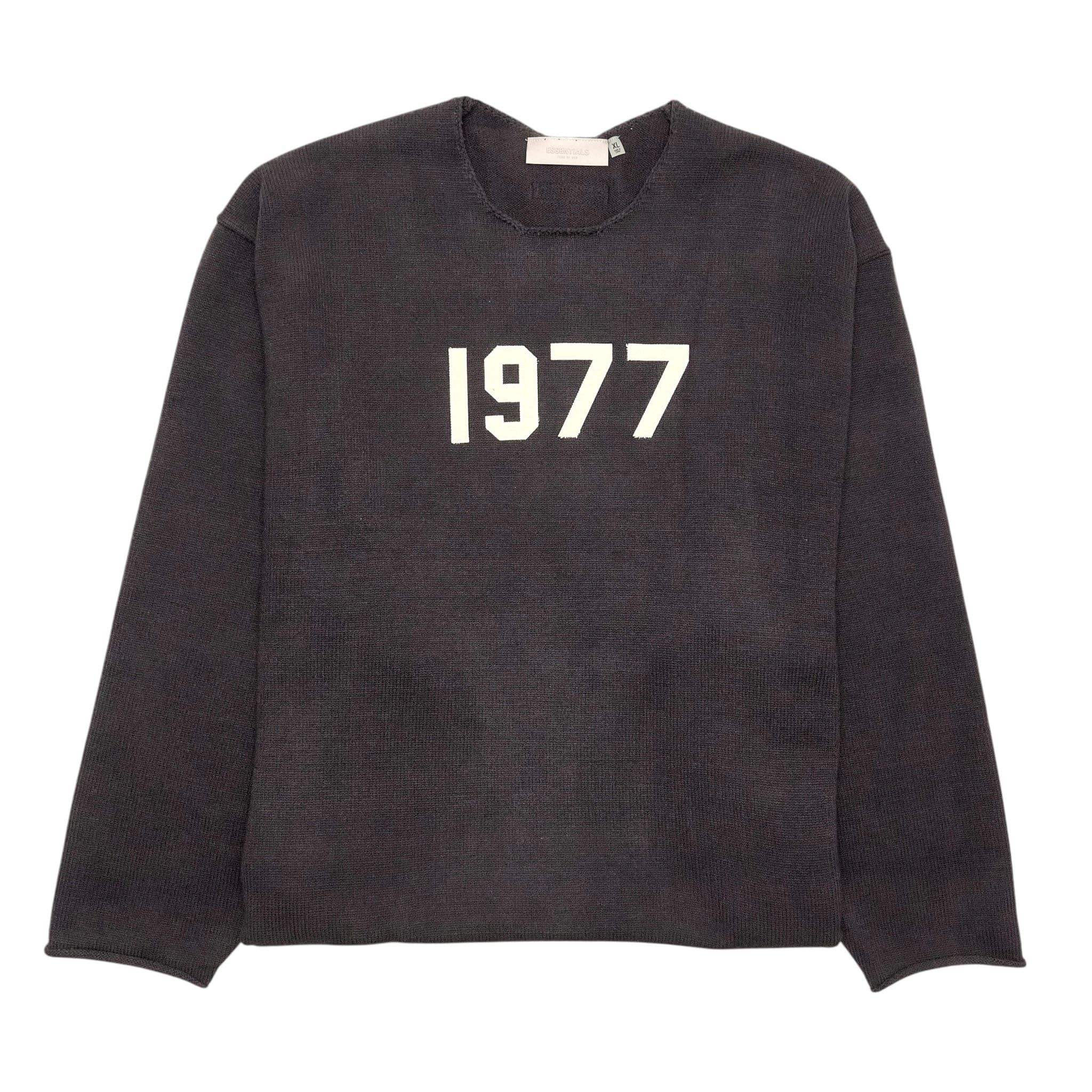 Fear of God Fear of God Essentials 1977 Raw Edge Crewneck Sweater Iron Size US XL / EU 56 / 4 - 1 Thumbnail