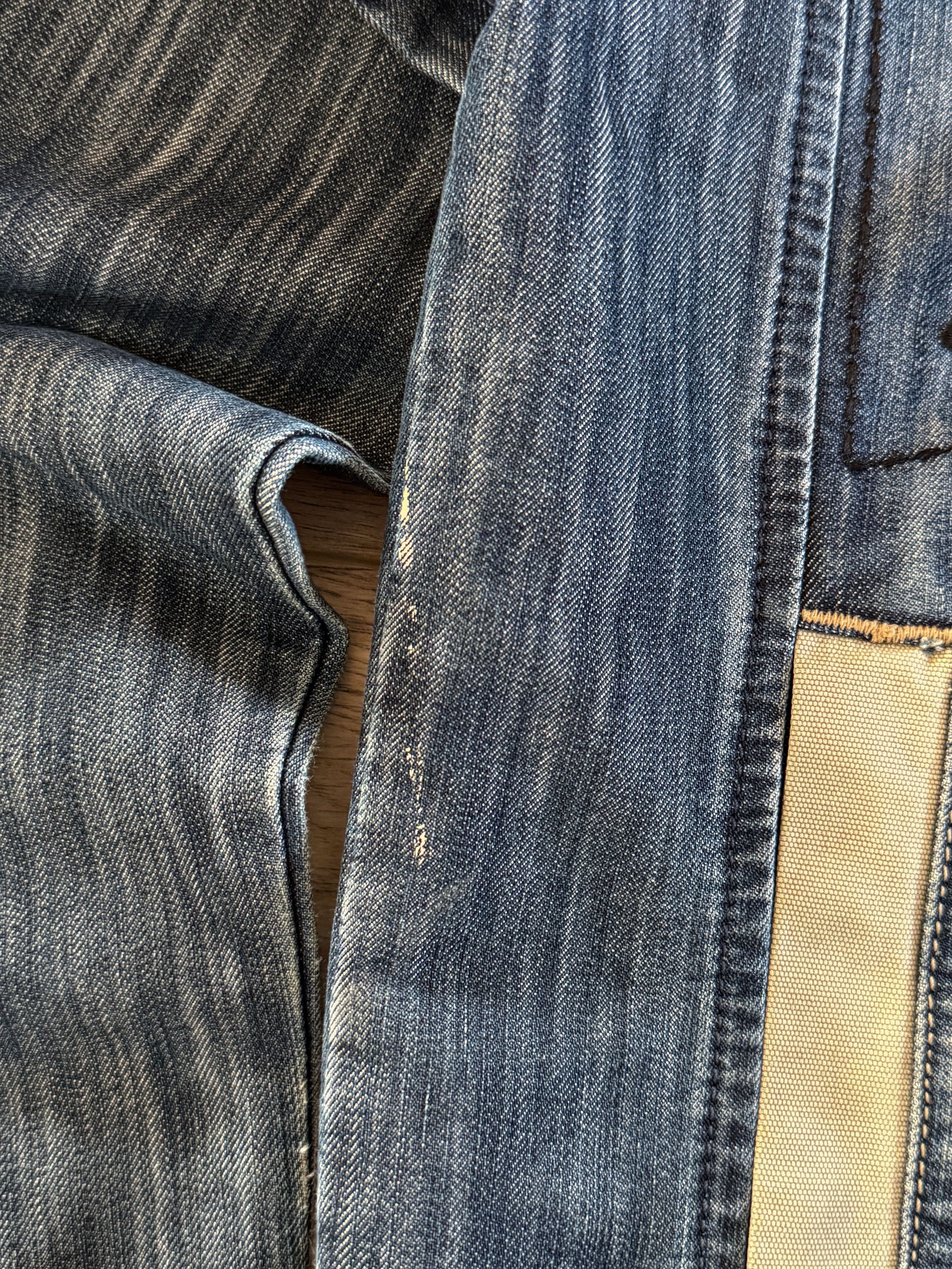 Other VTG Avant Garde Rick Owens Style Washed Jeans Jacket 90s Size US M / EU 48-50 / 2 - 11 Thumbnail