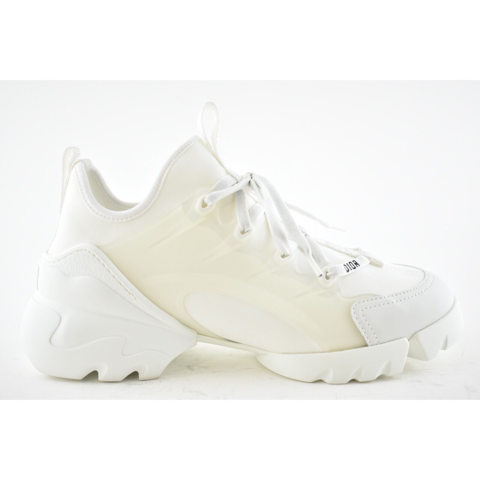 Dior D-Connect Logo Lace Up Flat Platform Trainer Sneaker 38.5 Size US 8.5 / IT 38.5 - 2 Thumbnail