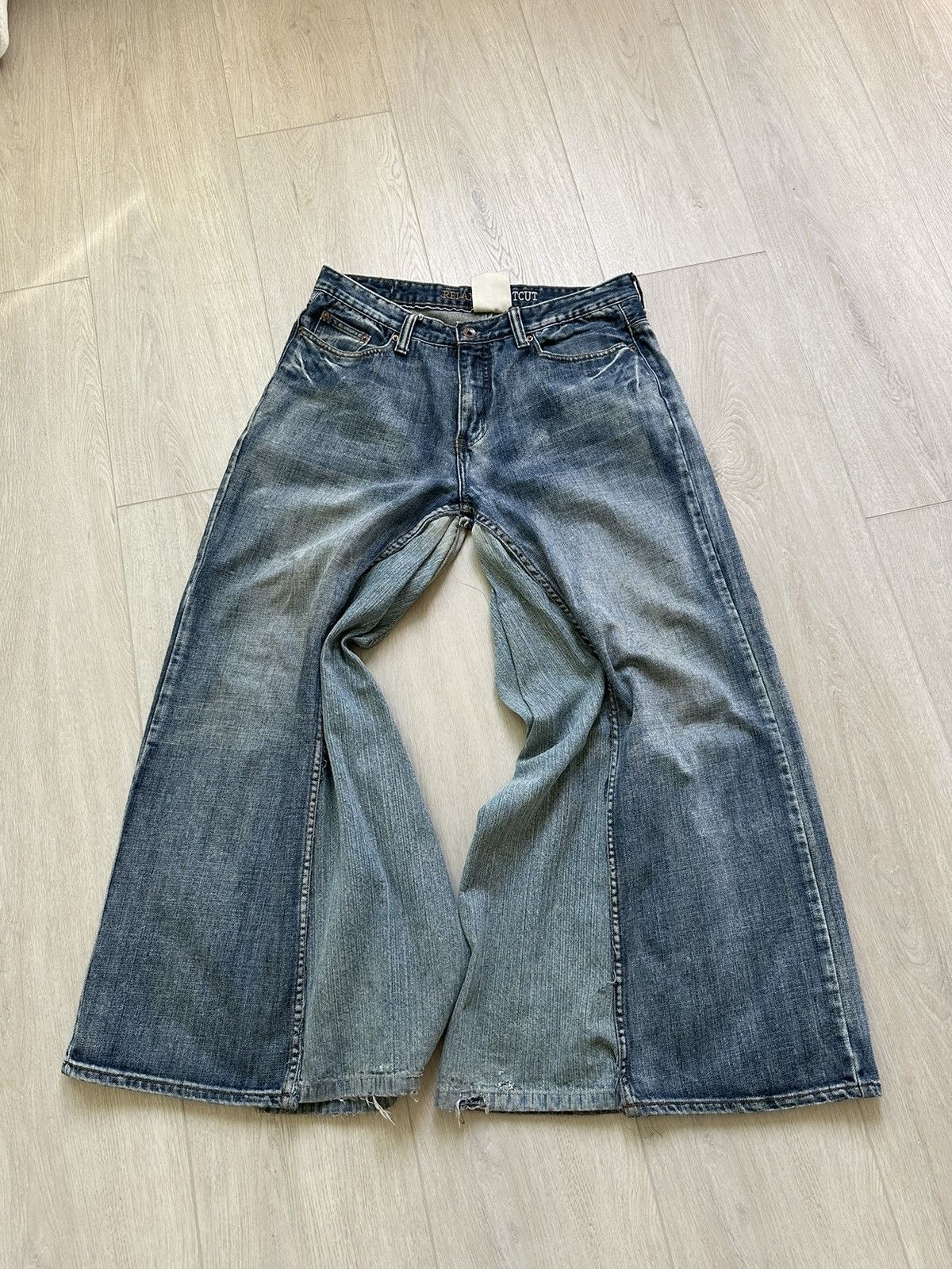 Vintage custom jeans Size US 34 / EU 50 - 1 Thumbnail
