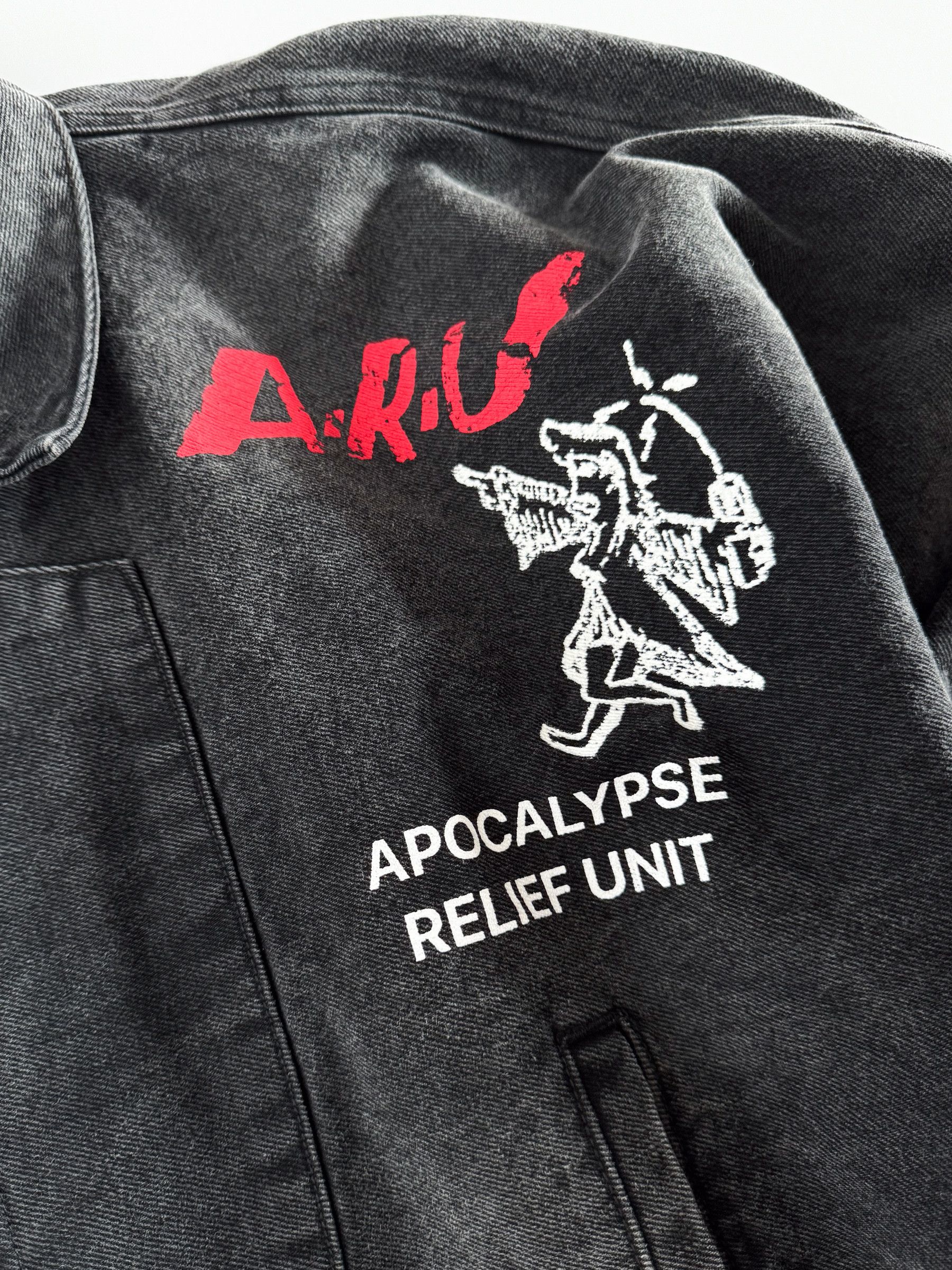RRR-123 RIVINGTON roi Rebis Apocalypse Relief Rose Trucker Jacket Size US L / EU 52-54 / 3 - 6 Thumbnail