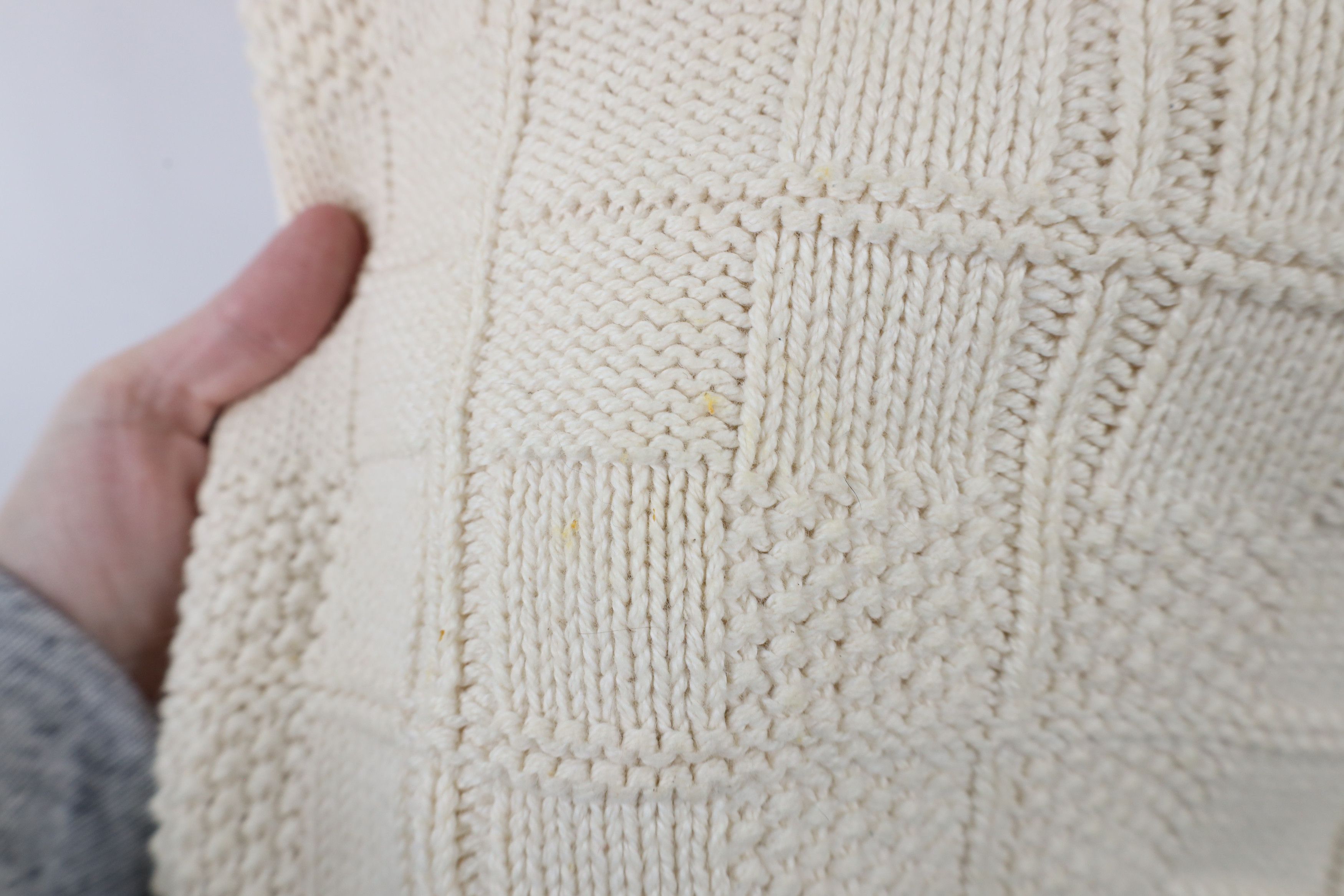 Lands' End × Vintage Vintage 90s Lands End Cotton Knit V-Neck Sweater Vest USA Size US L / EU 52-54 / 3 - 4 Thumbnail