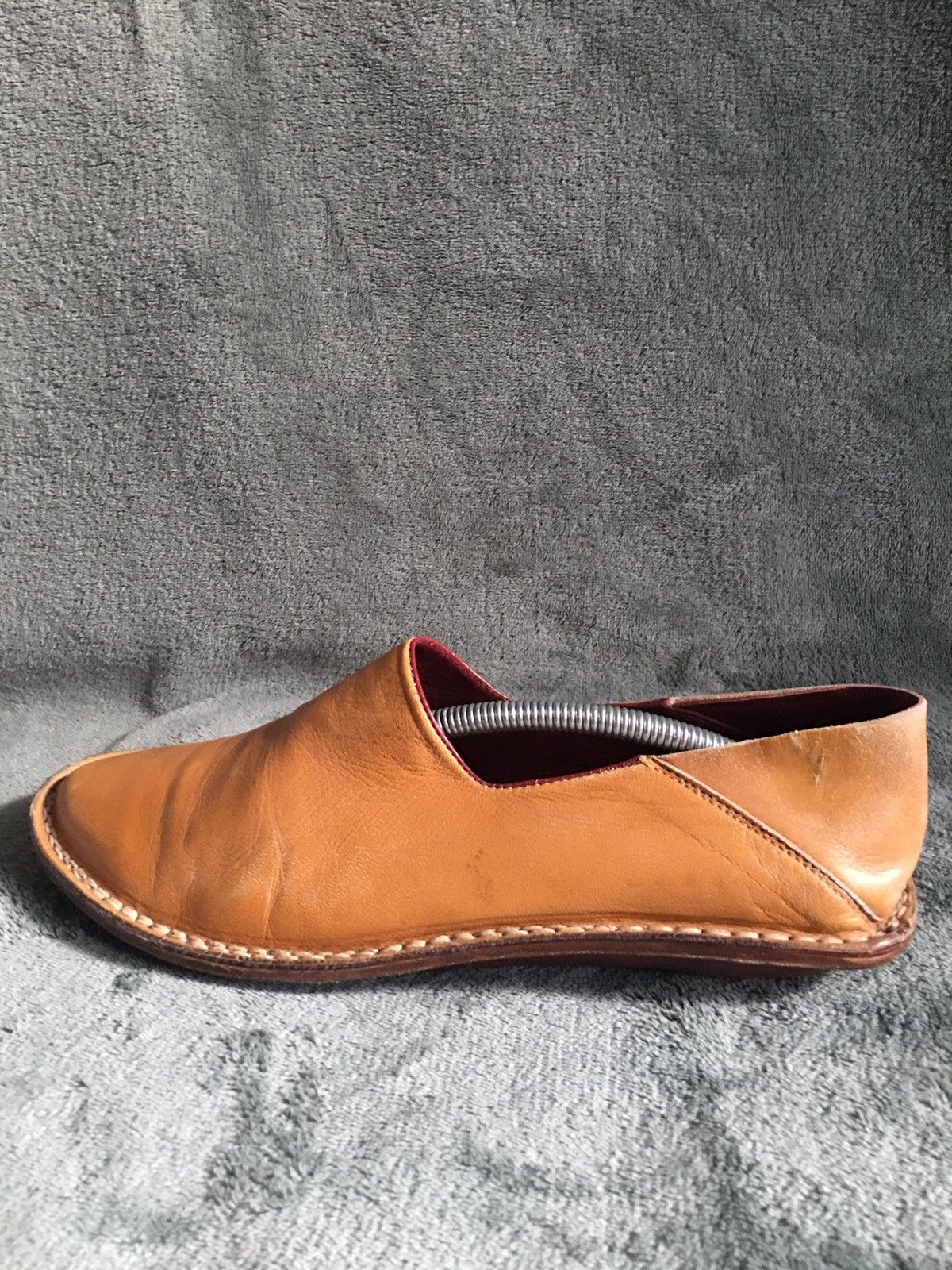 Designer Heich Italy Light Brown Leather Men’s Loafers Shoes EU 40 Size US 7 / EU 40 - 5 Thumbnail