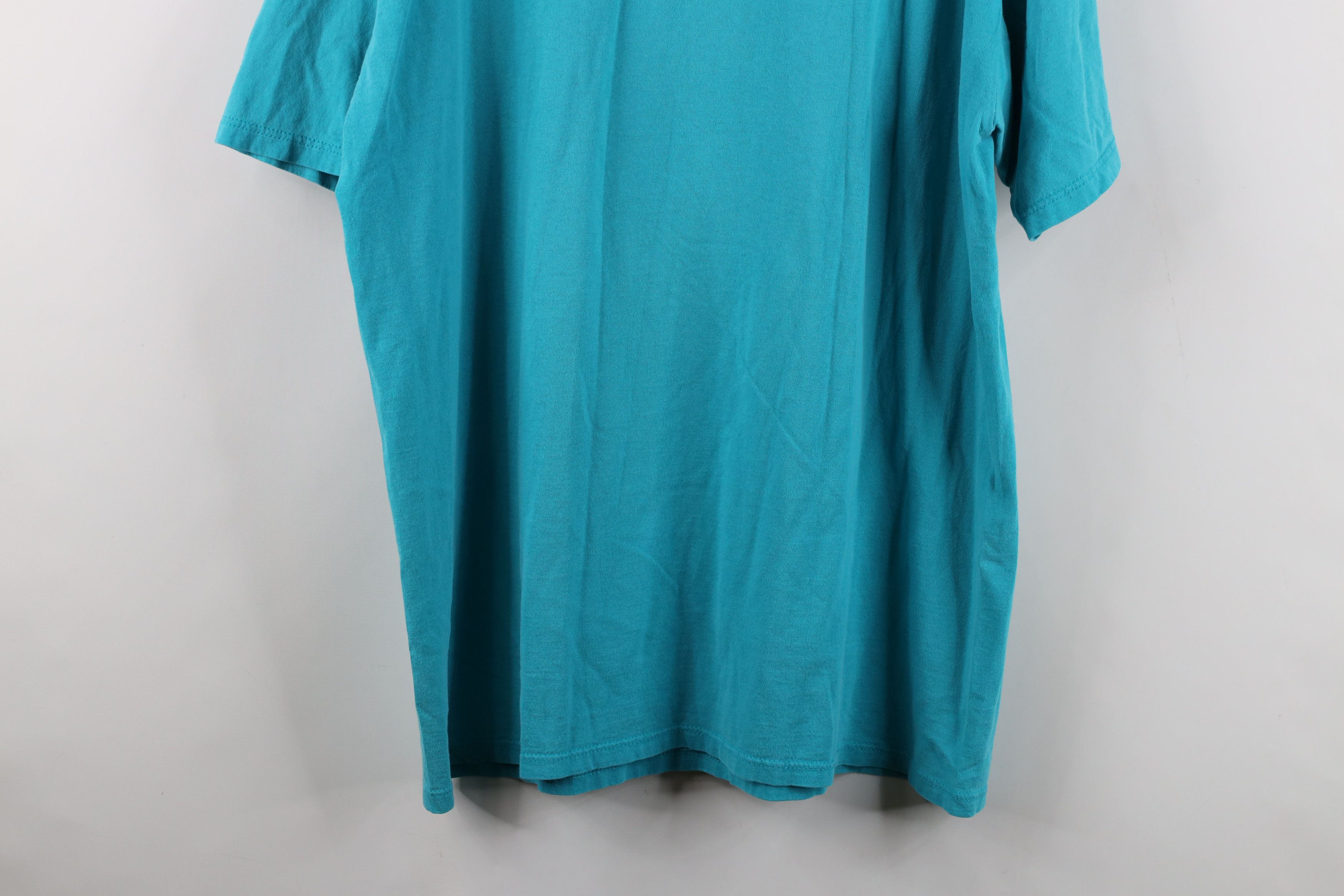 Russell Athletic Vintage 90s Russell Athletic Blank Cotton T-Shirt Blue USA Size US XL / EU 56 / 4 - 14 Thumbnail