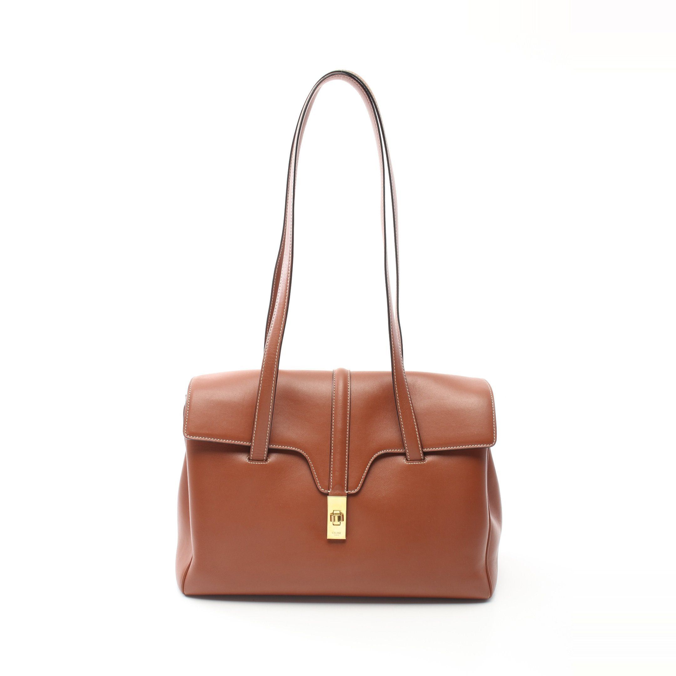 Celine Celine Medium Soft 16 Sais Bag Shoulder Leather Brown | Grailed