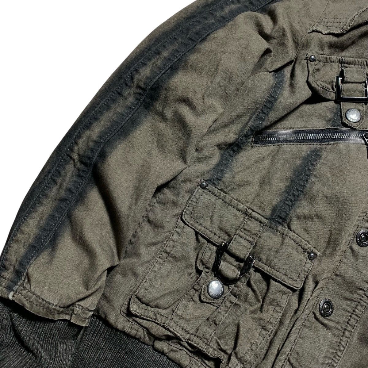 In The Attic Bondage Vkei Style Bono Multi Pocket Jacket