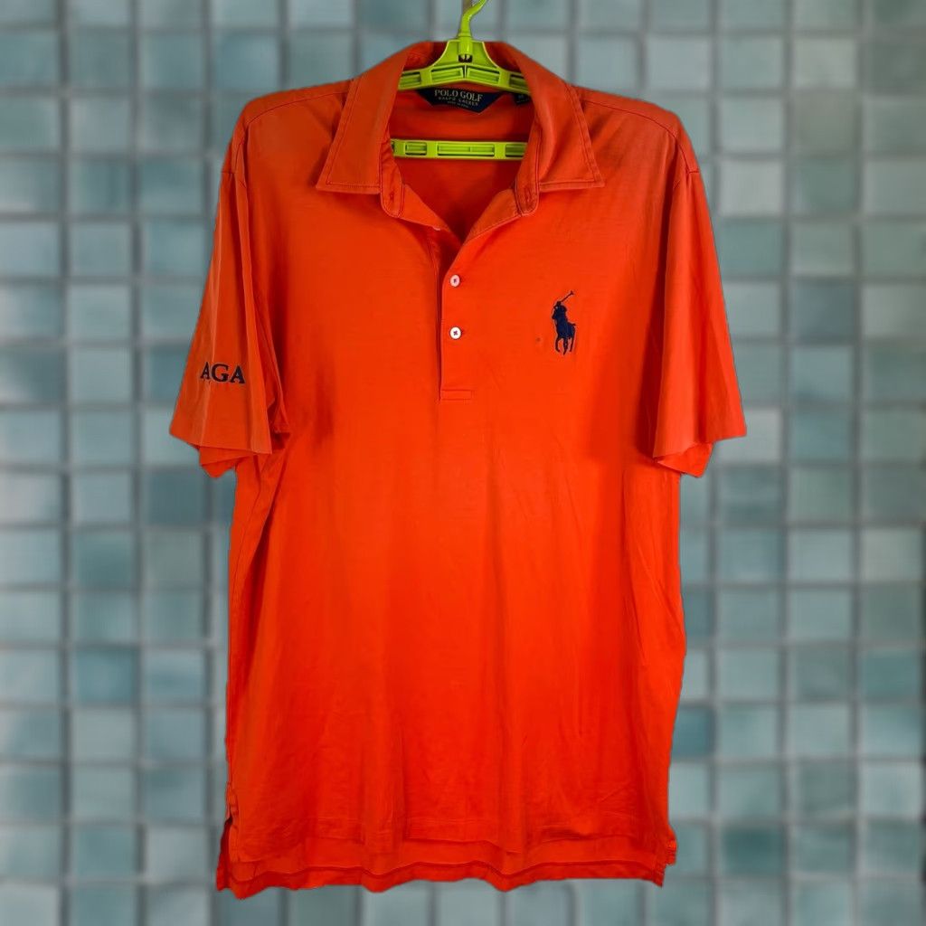 Ralph Lauren VINTAGE Ralph Lauren Big Pony Polo Shirt Men’s Medium Orange Short Sleeve Casual Activewear Size US M / EU 48-50 / 2 - 1 Thumbnail