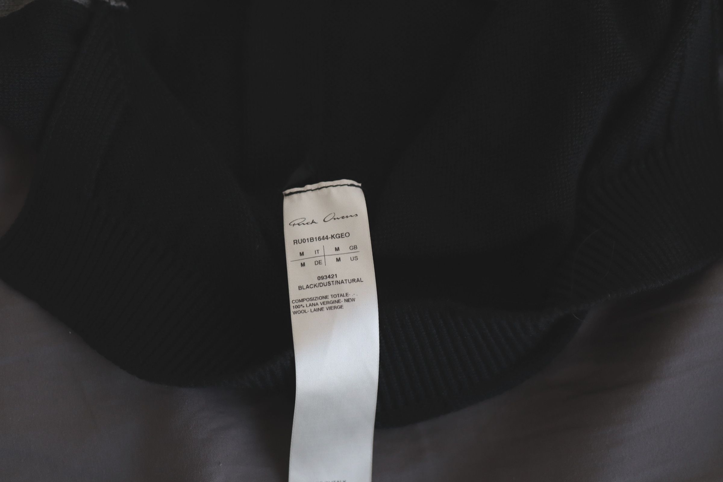 Rick Owens Fogachine Biker Lever Round Neck Sweater Size US M / EU 48-50 / 2 - 6 Thumbnail