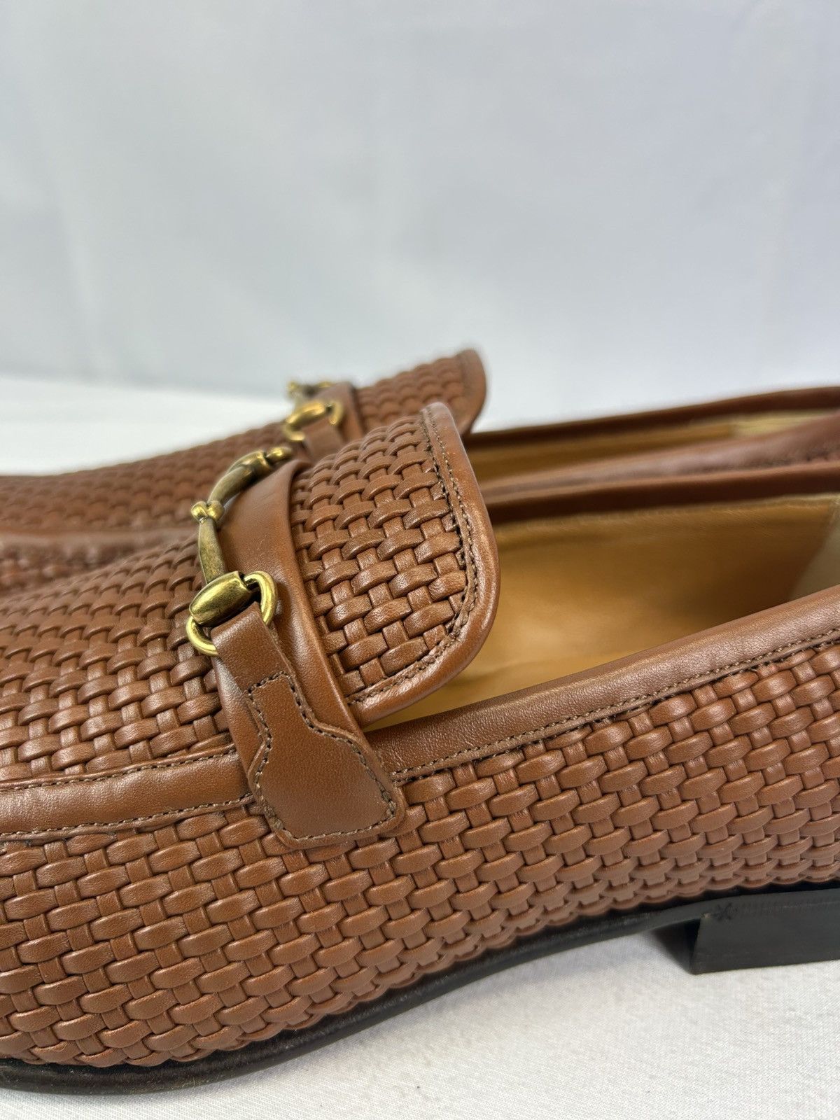 Gucci GUCCI Gucci Horsebit Crochet Leather Loafers Size US 9 / EU 42 - 2 Thumbnail