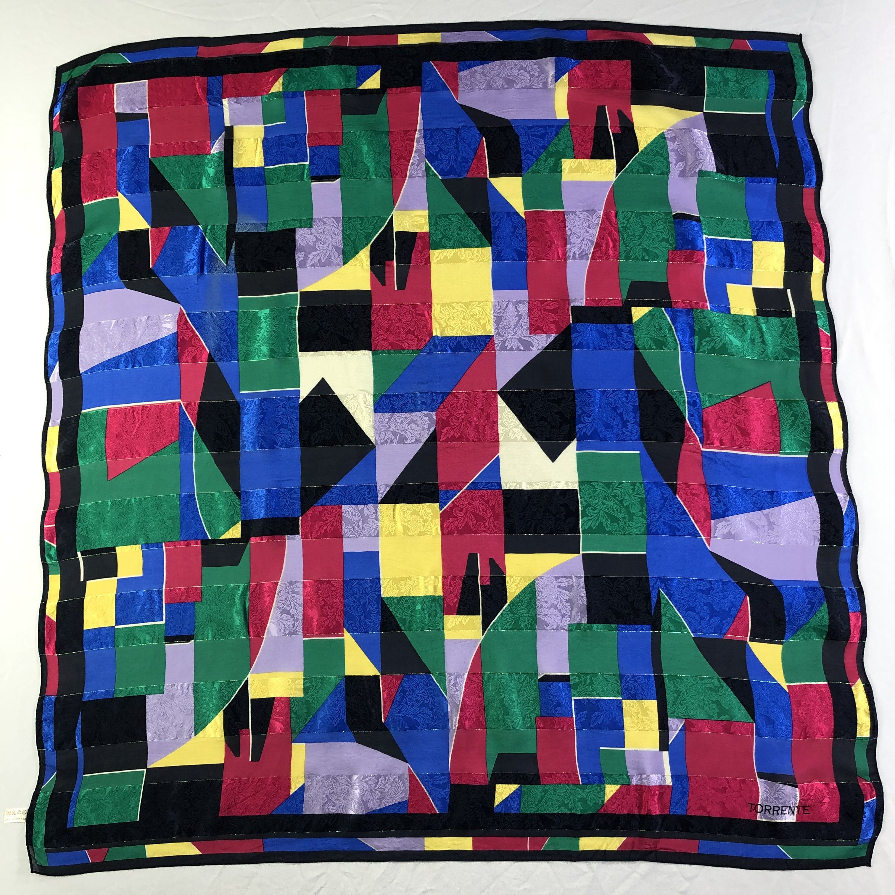 Vintage Vintage Torrente Silk Scarf Size ONE SIZE - 2 Thumbnail