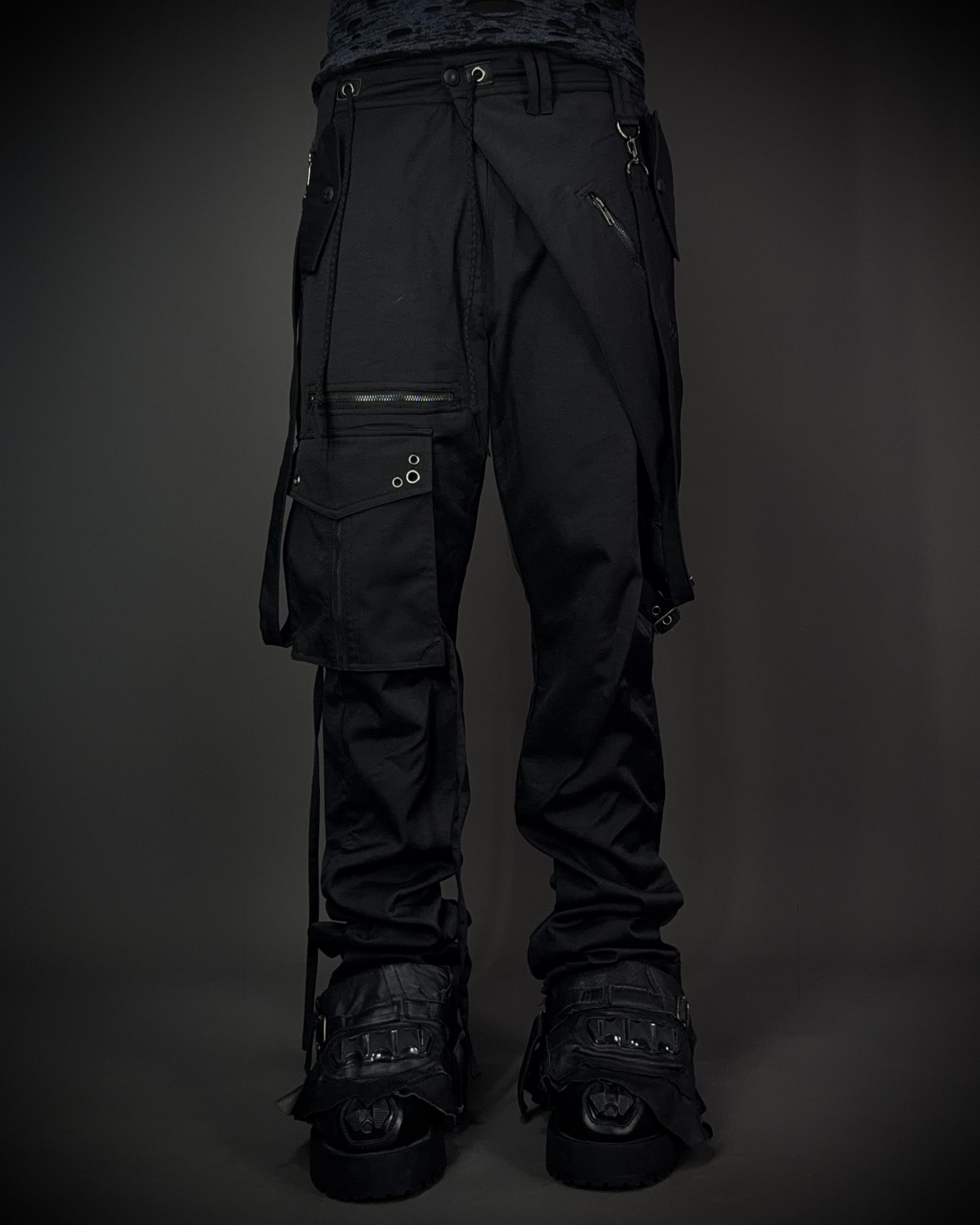 Japanese Brand MIDAS Tactical Multi-Zip Cargo Pants Size US 32 / EU 48 - 1 Thumbnail