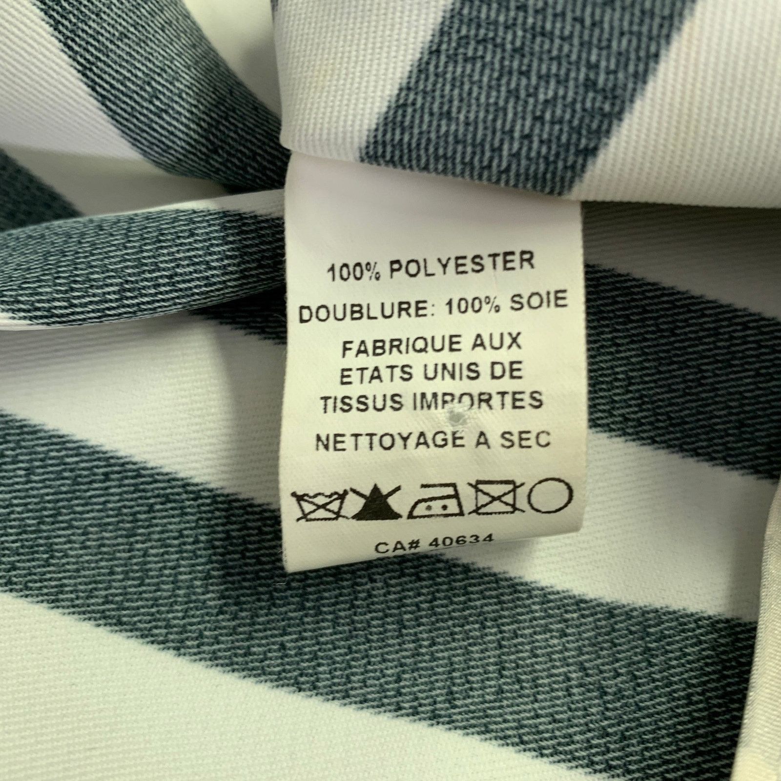 Marc Jacobs MARC JACOBS Size 6 Black White Polyester Stripe Pencil Skirt Size 28" / US 6 / IT 42 - 5 Thumbnail