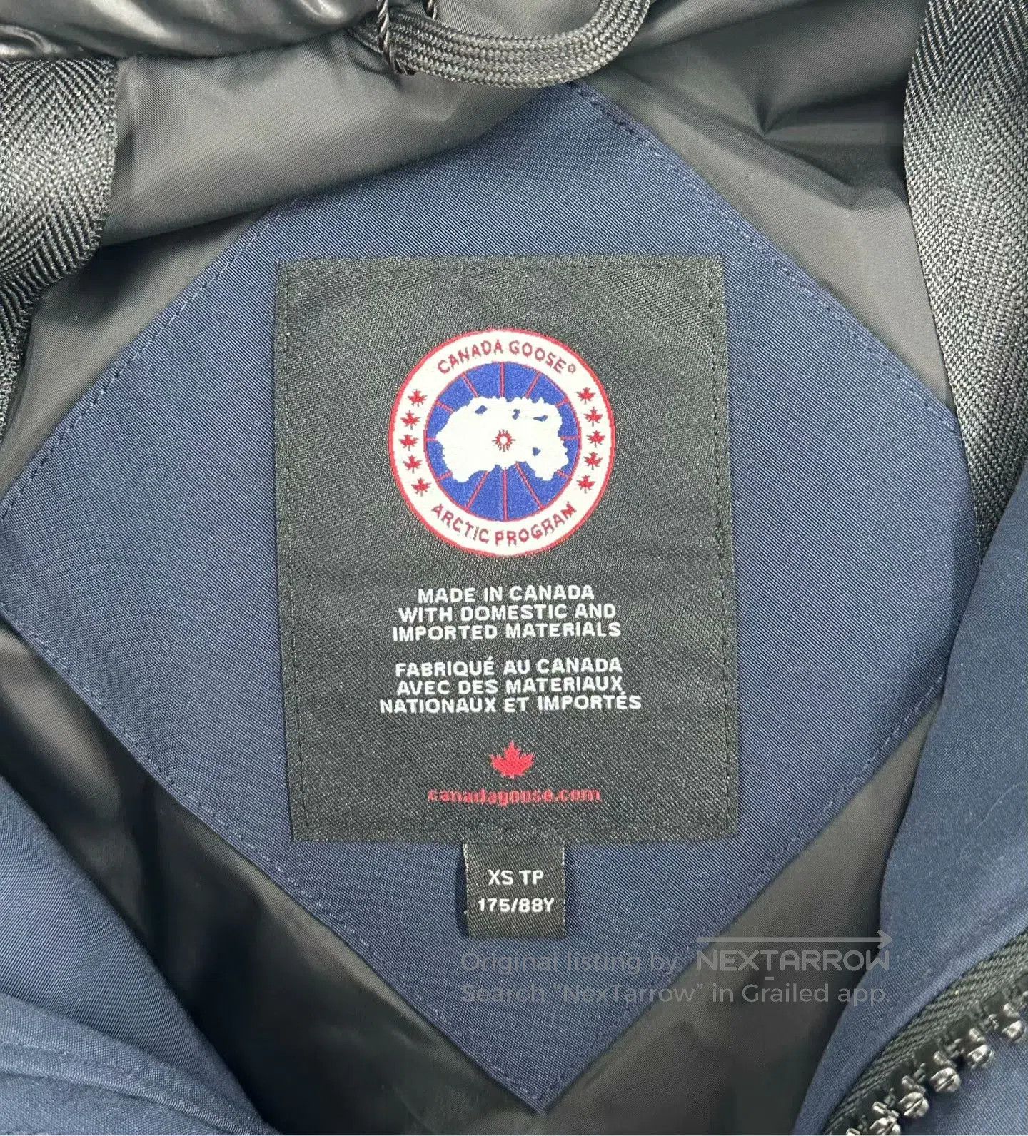 Canada Goose Canada Goose Blue Sleeve Label Down Jacket| Size US XS / EU 42 / 0 - 3 Thumbnail