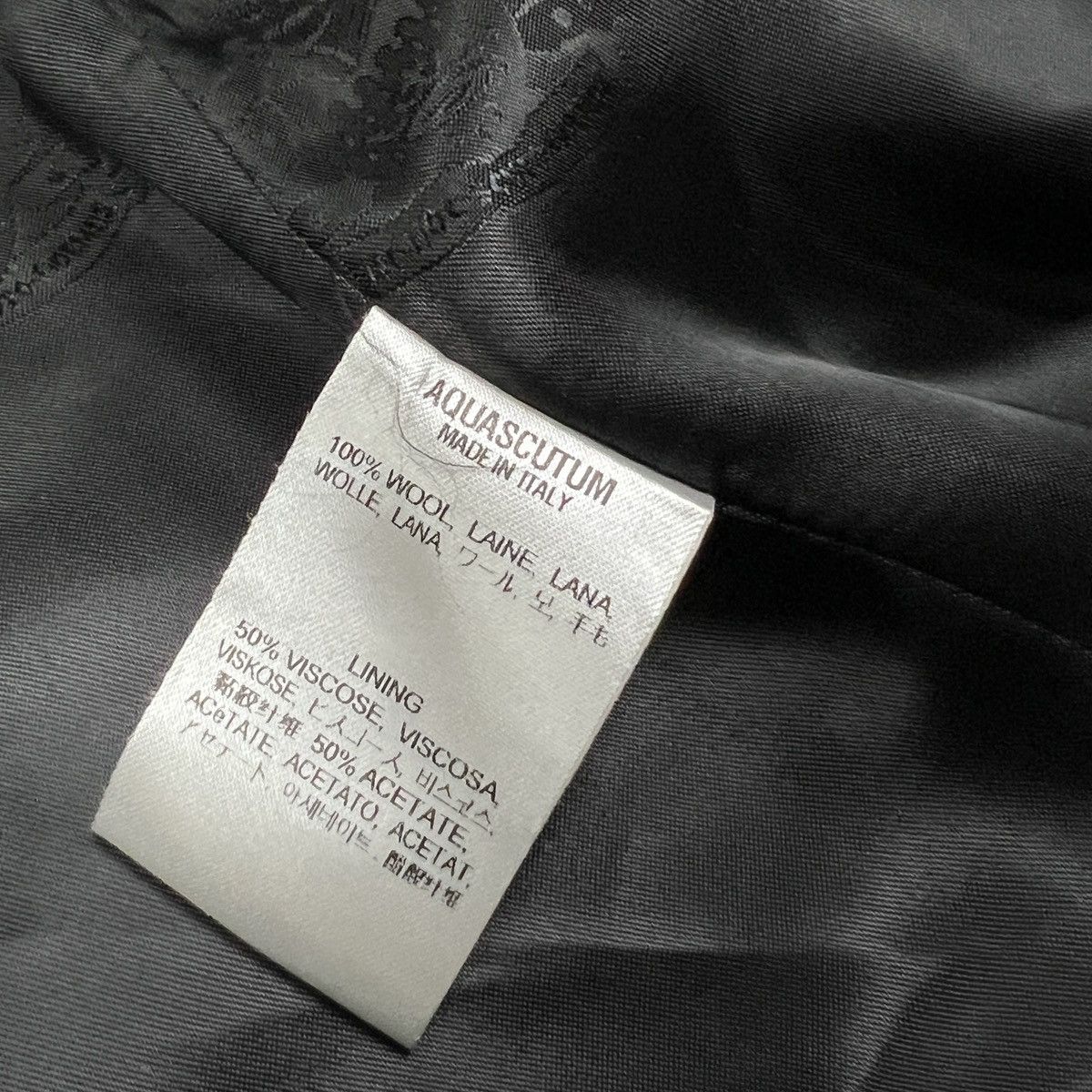 Aquascutum Aquascutum Black Double Breasted Wool Peacoat Jacket Size XL / US 12-14 / IT 48-50 - 14 Thumbnail