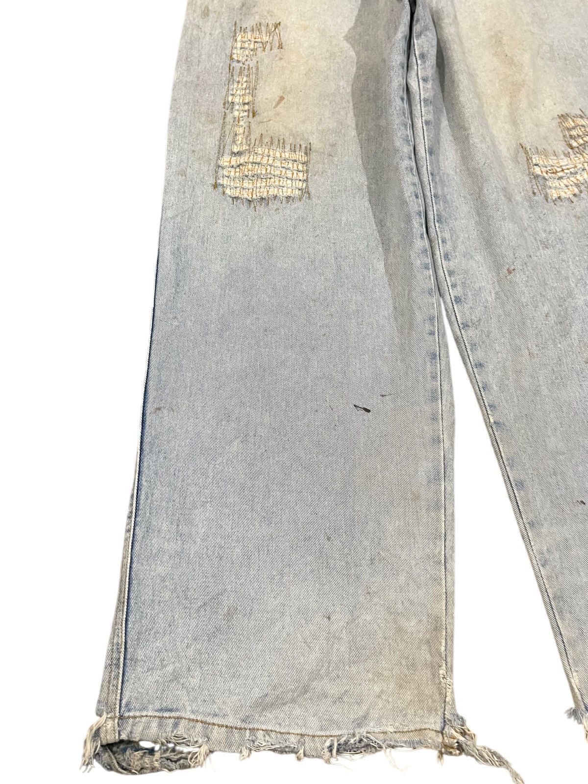 Massive Vintage MassiveBob Freaky Baggy Distressed Denim Size US 34 / EU 50 - 5 Thumbnail