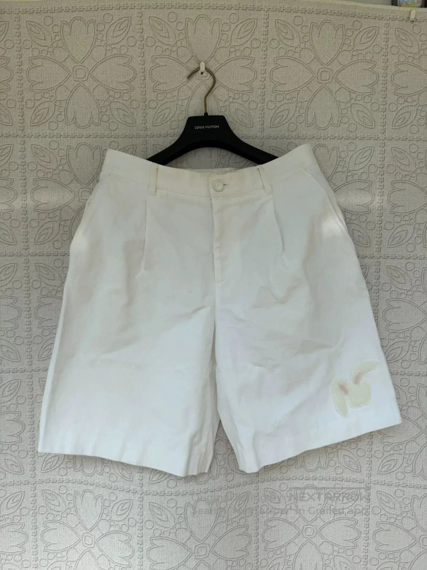 Dior Dior x Erl Rabbit Shorts in White. Size 41" - 1 Thumbnail