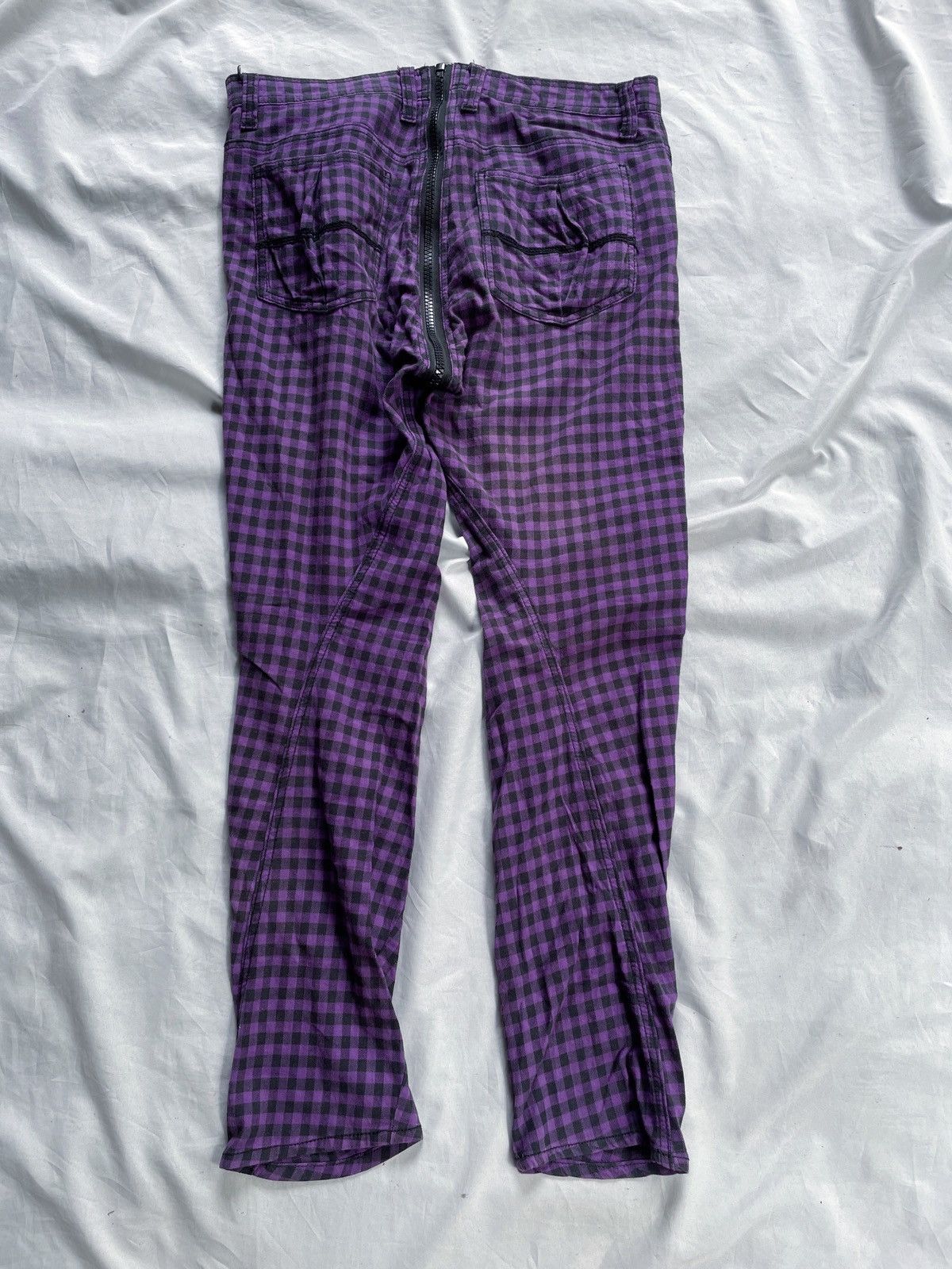In The Attic JAPANESE HIKORI PLAID PANTS STREET STYLE Size US 34 / EU 50 - 10 Thumbnail