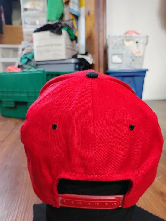 Other Vintage Wisconsin Badgers Two Tone Snap Hat Cap Size ONE SIZE - 5 Thumbnail