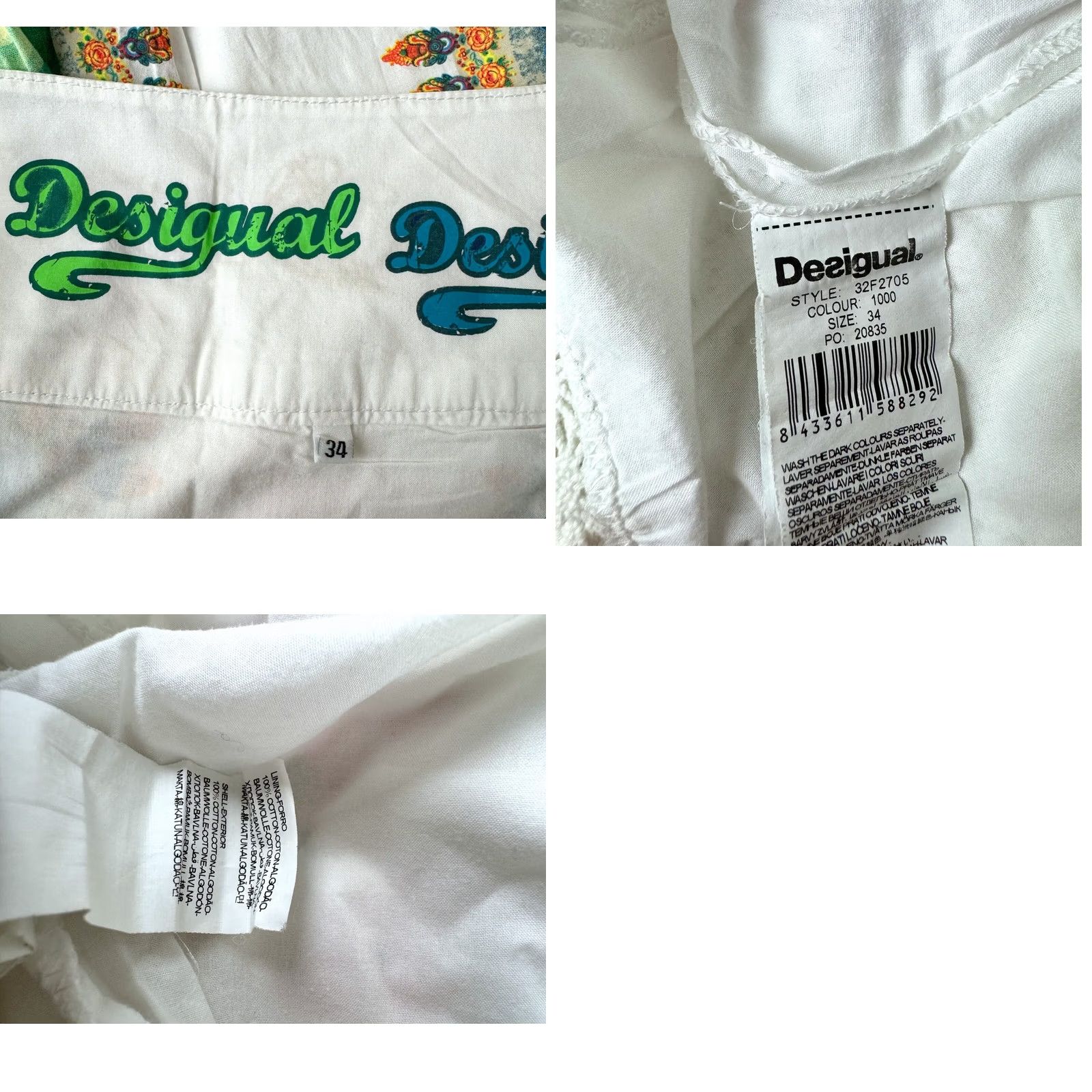 Desigual Desigual Skirt Womens Size 34 Knee Length Cotton Multicoloured 34 Desigual Skirt Womens Size 34 Knee Length Cotton Multicoloured Size 24" / US 00 / IT 34 - 8 Thumbnail