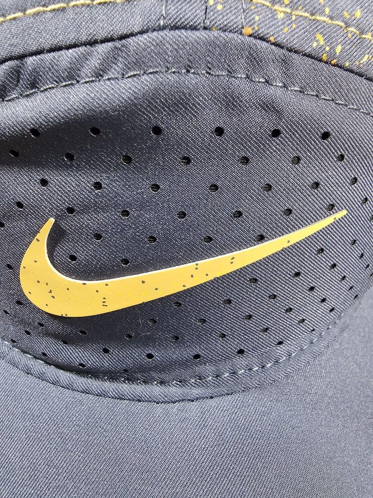 Nike NIKE Tailwind dri-fit 5 panel hat blue yellow speckled Strap Size ONE SIZE - 3 Thumbnail