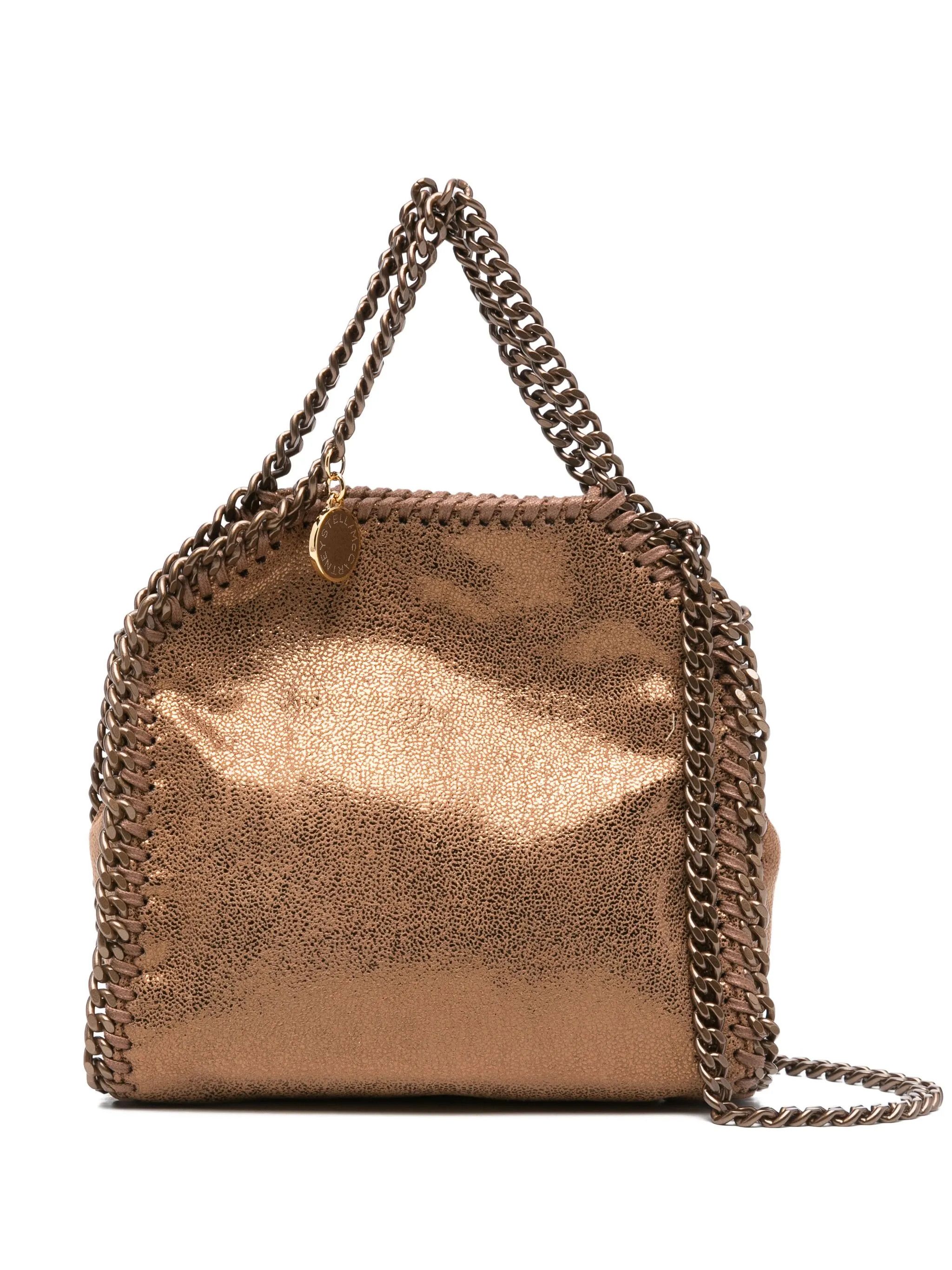 os11x1225 Size: OS / Chain-Trim Tote Bag in Brown