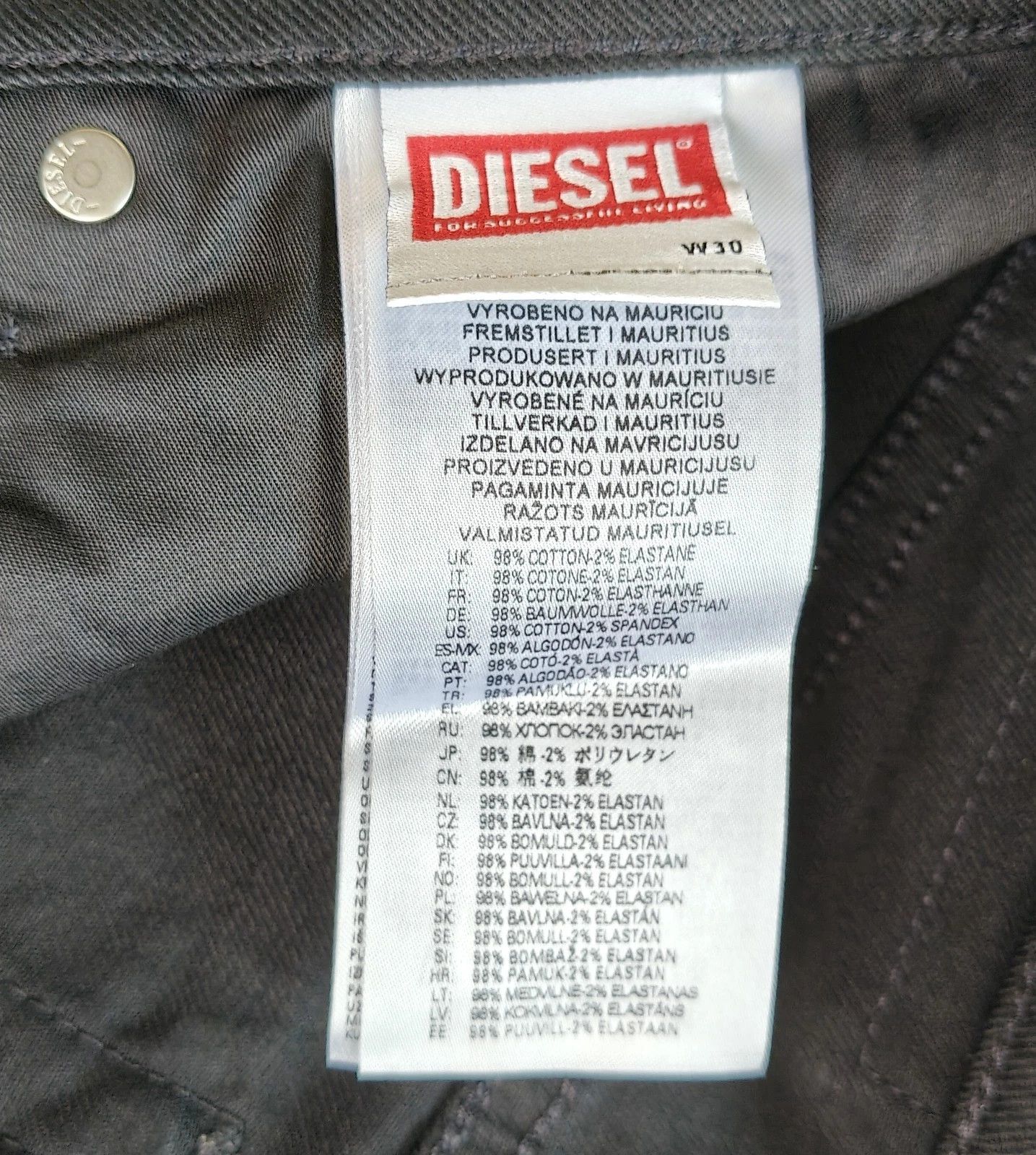 Diesel Diesel BUSTER L.32 MENS JEANS T/9579 Size US 30 / EU 46 - 6 Thumbnail