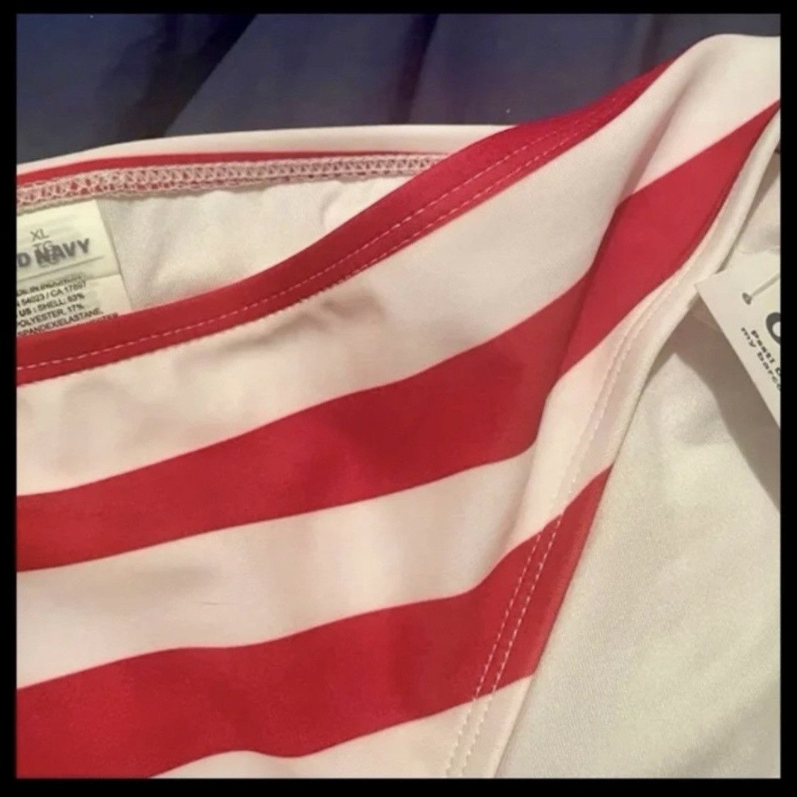 Old Navy Patriotic American Flag Bikini Old Navy Women’s XL July 4th Size ONE SIZE - 3 Thumbnail