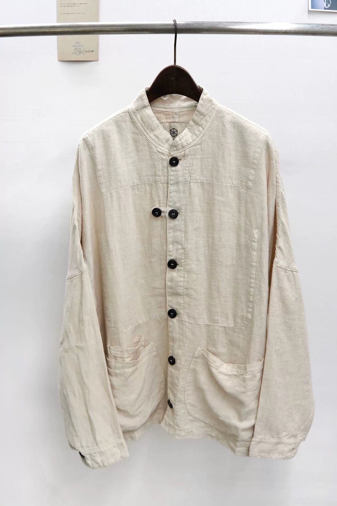 Bleu De Cocagne Linen Pocket Coat in Brown, Men's (Size M) — image 6 of 6