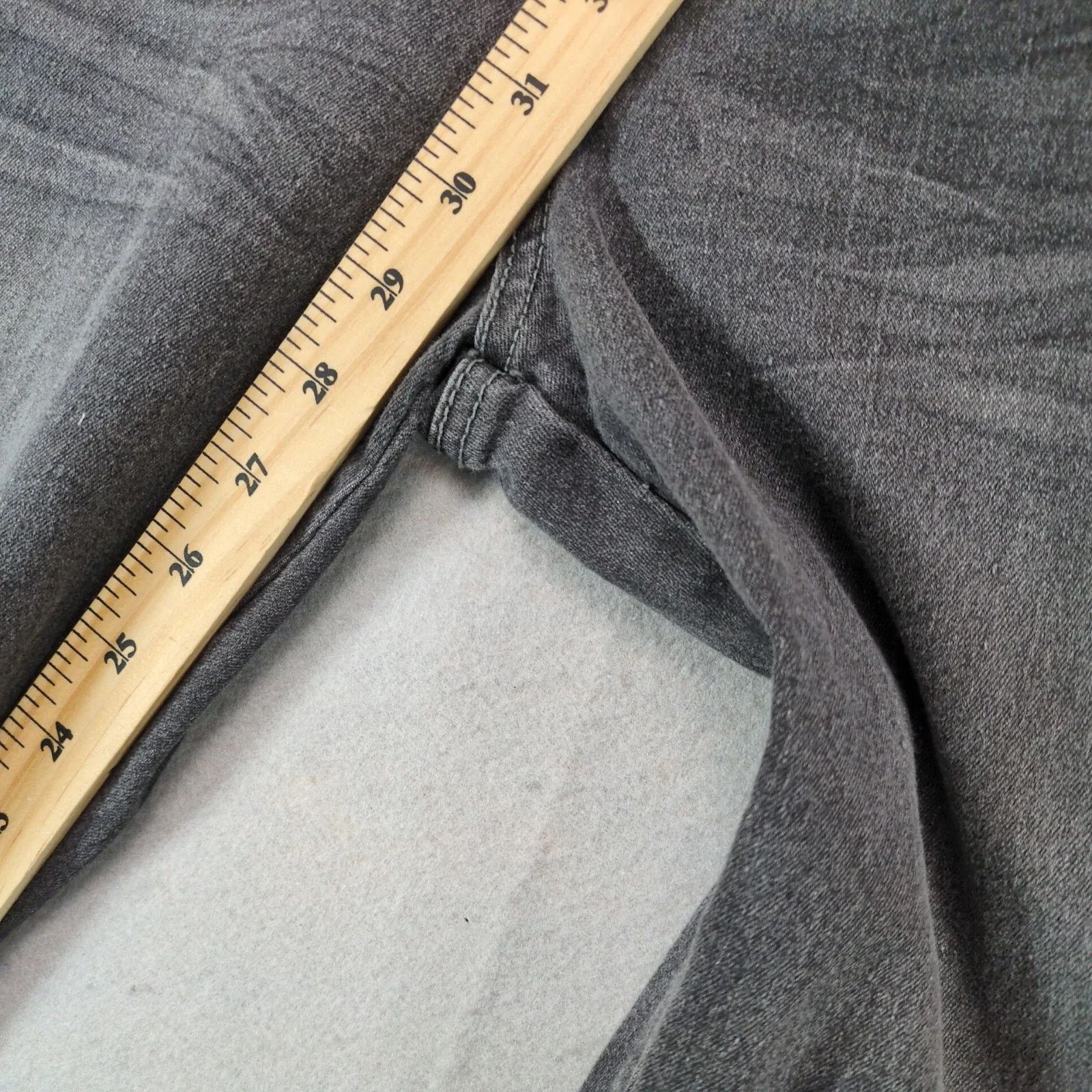 Other Denim & Rivets Y2K Charcoal Jeans Women's 34x29" Side Stripe Size 42" / US 20 - 5 Thumbnail