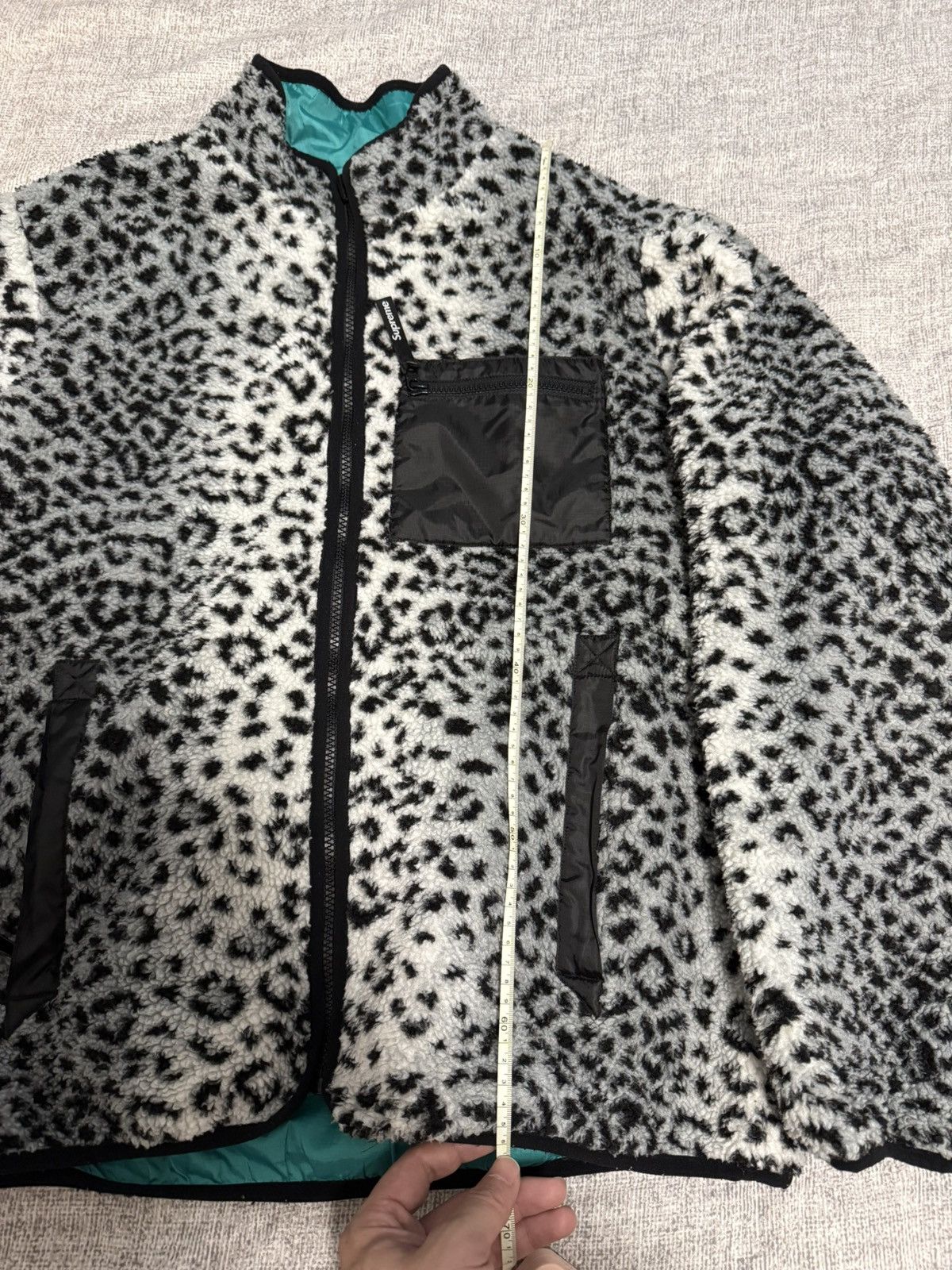 Supreme Supreme White leopard fleece reversible Jacket Size US L / EU 52-54 / 3 - 6 Thumbnail