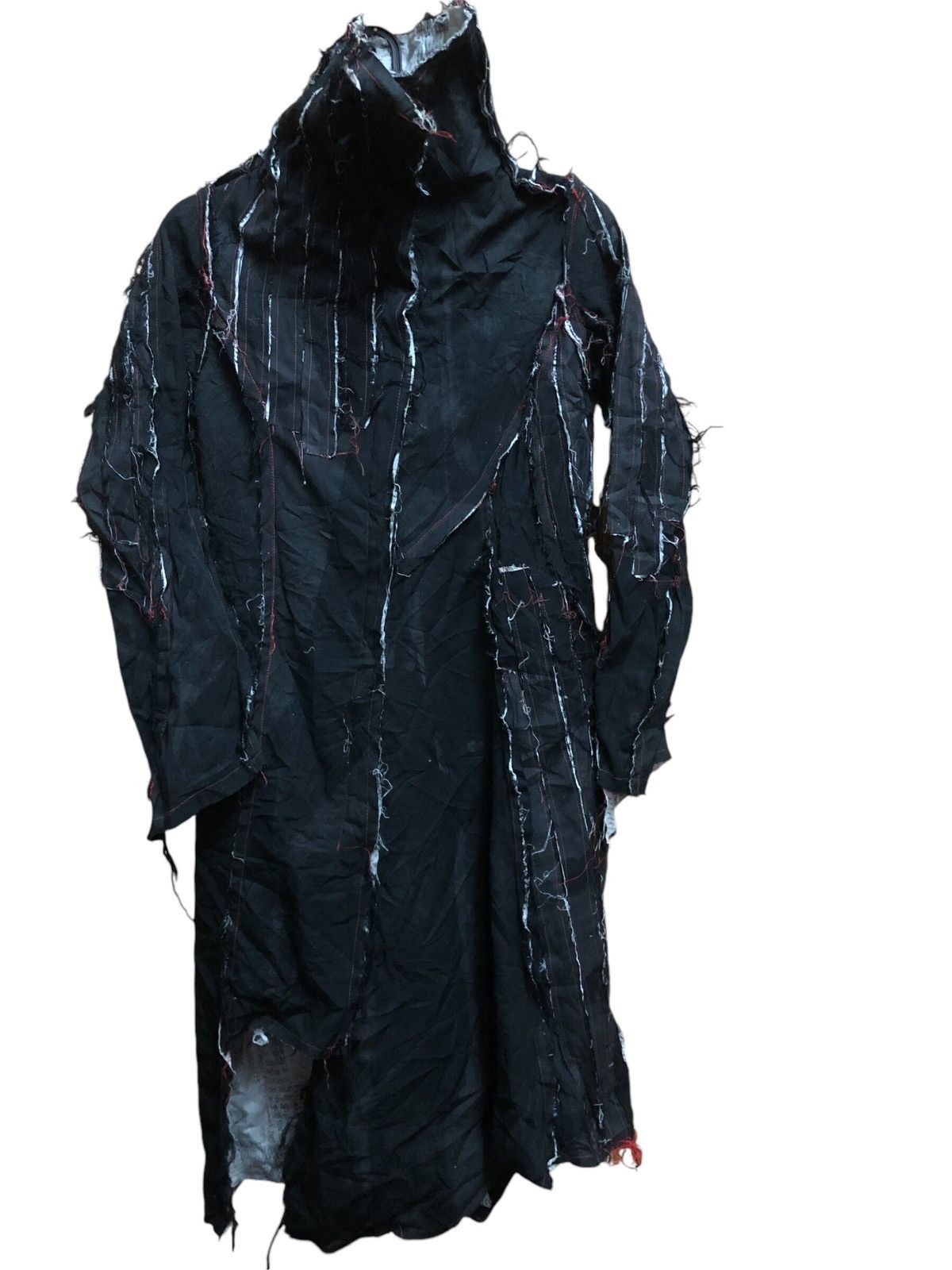 Japanese Brand × Vintage H.naoto Avant garde Punk rockabilly Gothic long jacket Size XS / US 0-2 / IT 36-38 - 1 Thumbnail