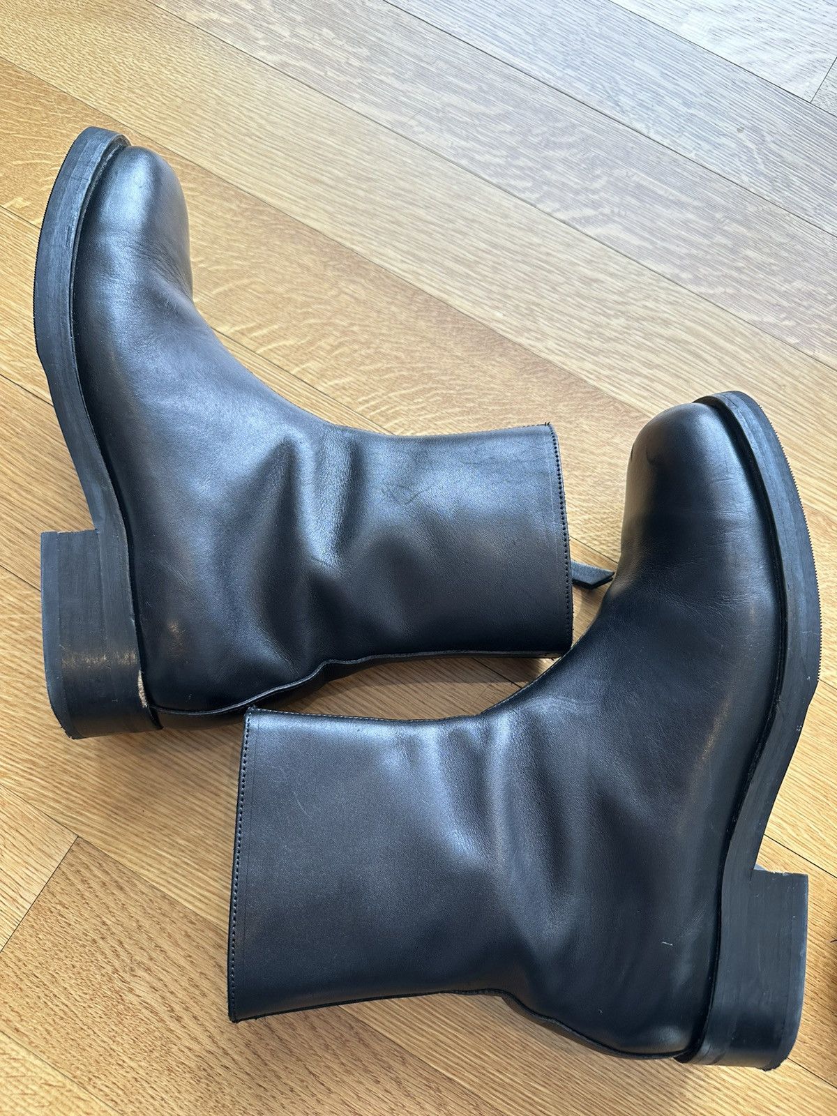 Our Legacy OUR LEGACY Camion leather ankle boots black Size US 11 / EU 44 - 5 Thumbnail