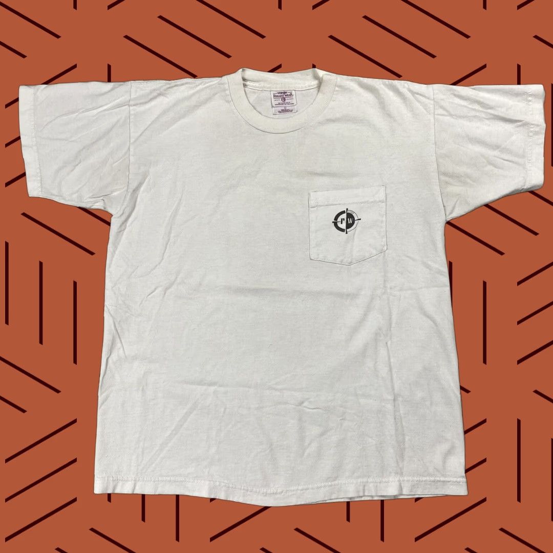 Wrangler VINTAGE WRANGLER 90s FISHING GRAPHIC T-SHIRT MEN'S L WHITE Size US L / EU 52-54 / 3 - 1 Thumbnail