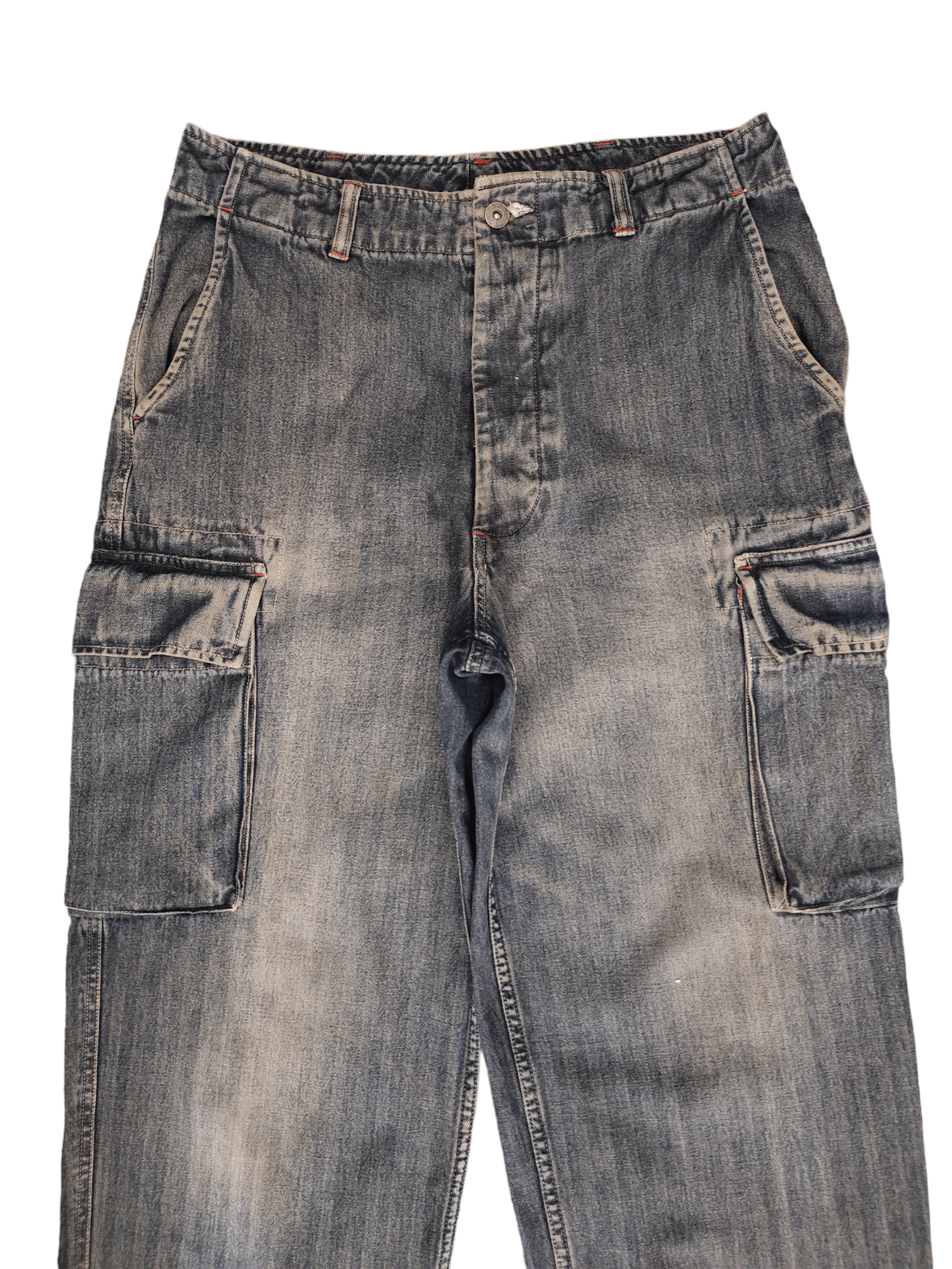 Hysteric Glamour Octopas Army Cargo Hbt Wide Leg Denim Y2k Jnco Baggy Jeans Size US 32 / EU 48 - 3 Thumbnail
