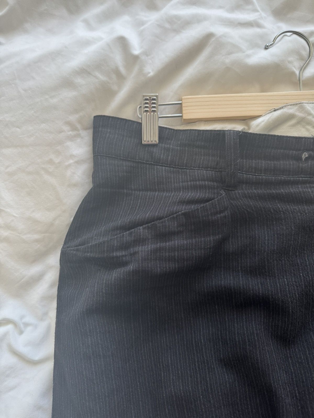 Kazuyuki Kumagai Attachment Attachment Curved Drop Crotched Pants Size US 32 / EU 48 - 6 Thumbnail