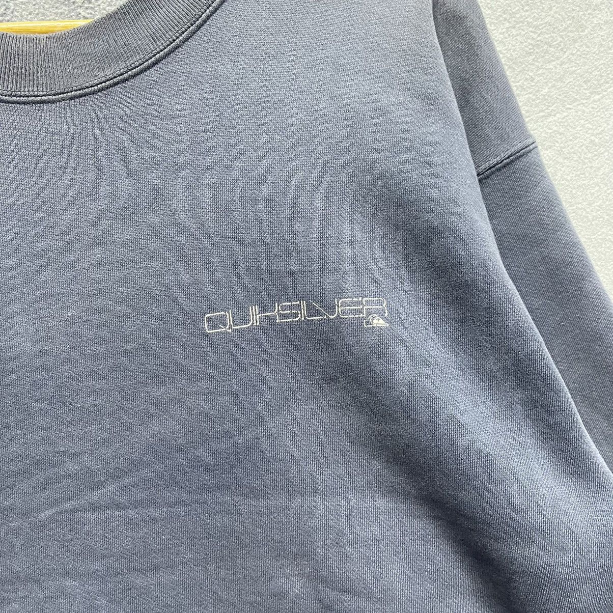 Quiksilver Vintage 2000s Quiksilver Surf Sweatshirt –Embroidered Logo Size US L / EU 52-54 / 3 - 5 Thumbnail