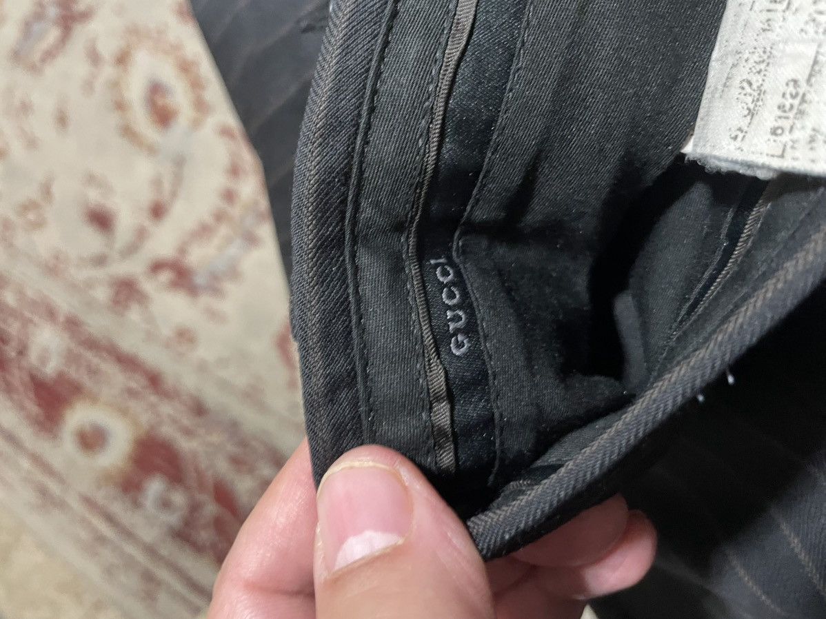 Gucci Striped wool Cropped pants Size US 32 / EU 48 - 9 Thumbnail