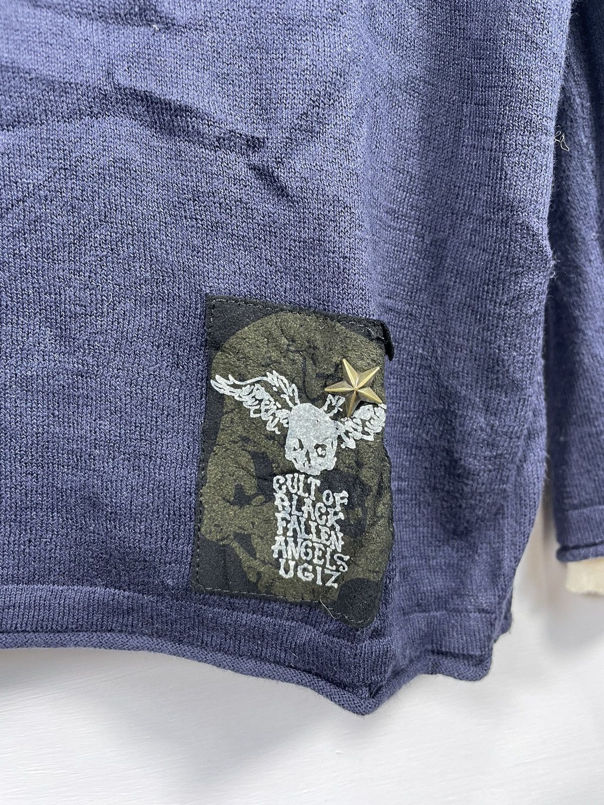 Beauty Beast × If Six Was Nine × Japanese Brand Double Layer U.G.I.Z Poem Long Sleeve punk style Size US L / EU 52-54 / 3 - 5 Thumbnail
