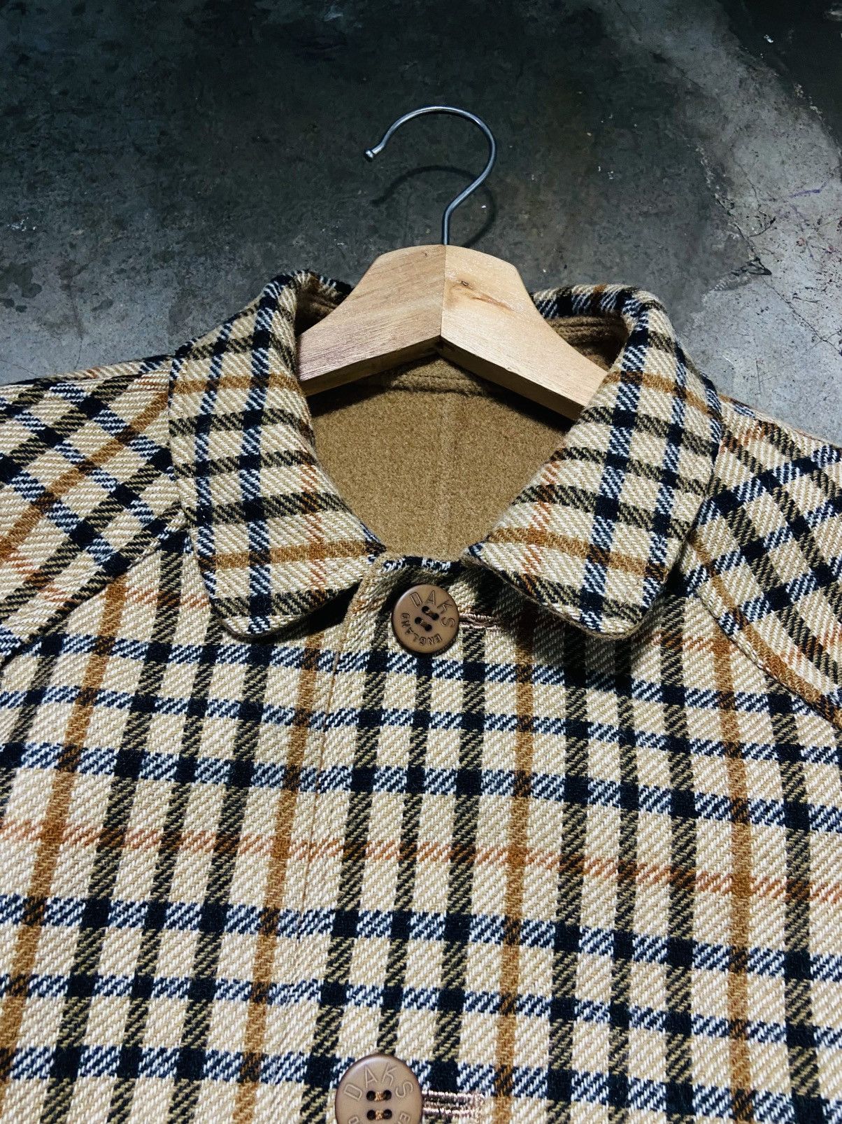 DAKS Daks England Reversible Wool Jacket Size M / US 6-8 / IT 42-44 - 10 Thumbnail