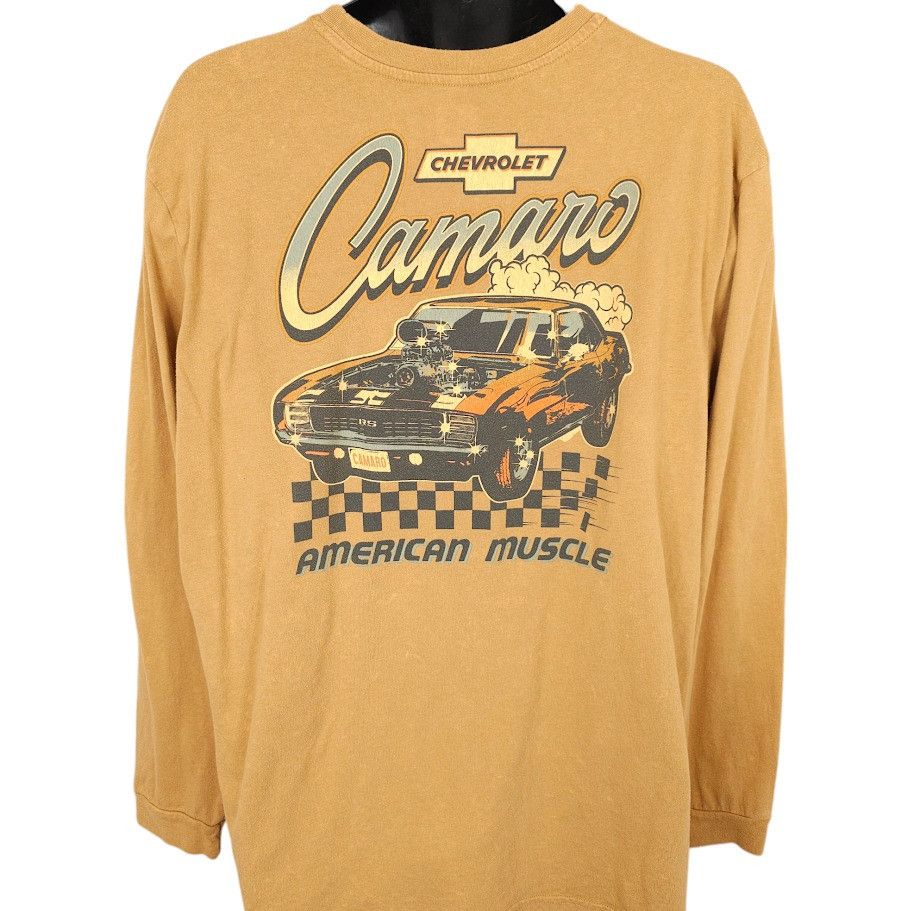 Other Chevrolet Camaro T Shirt Mens Size XL Brown Rust American Size US XL / EU 56 / 4 - 1 Thumbnail