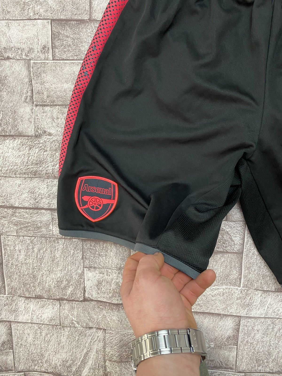 Puma Very Rare Arsenal Puma Shorts Striped S Size US 32 / EU 48 - 7 Thumbnail