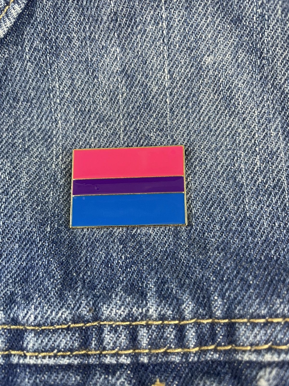Other Bisexual Flag Enamel Pin Size ONE SIZE - 1 Thumbnail